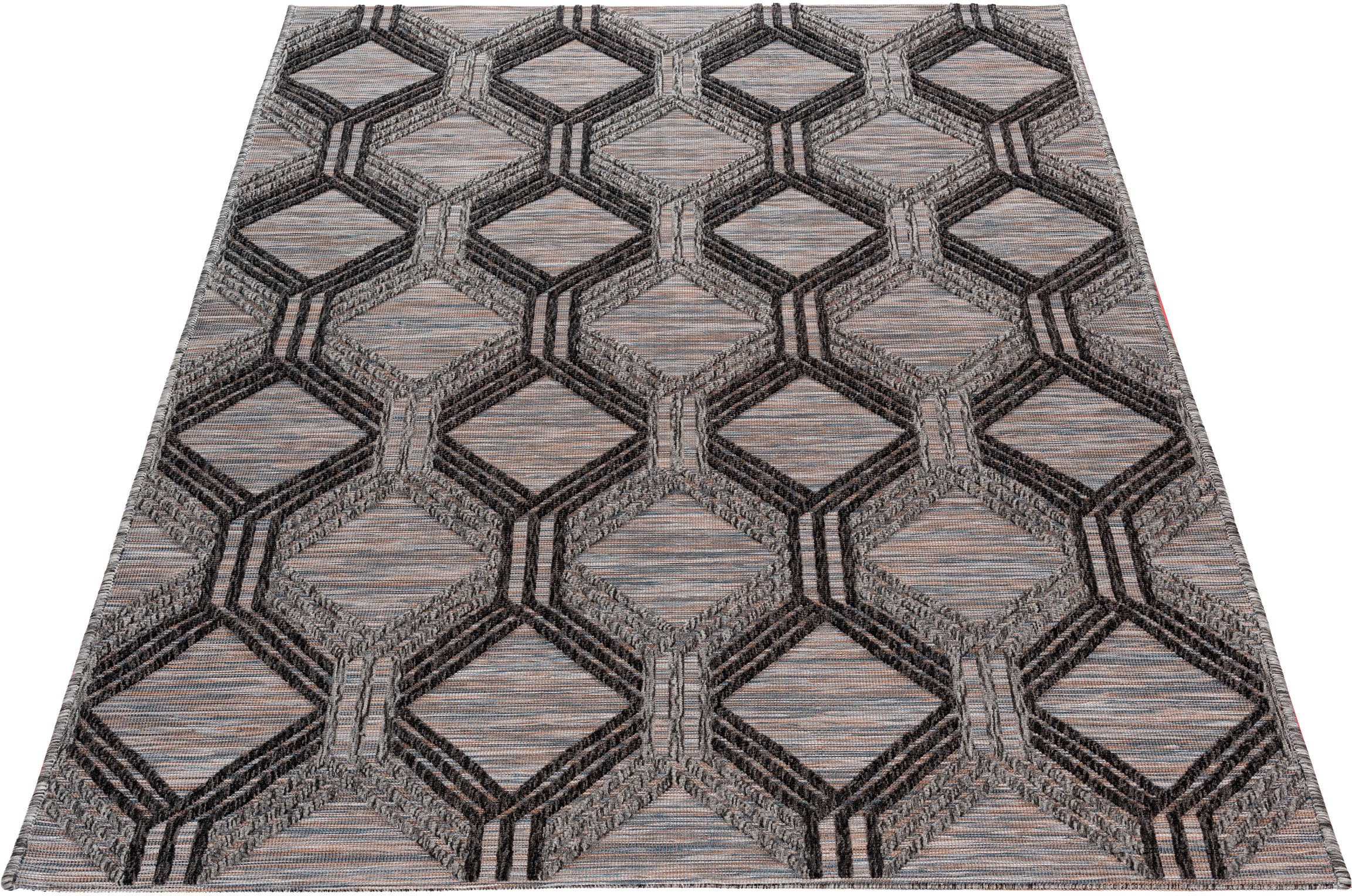 Image of Sehrazat Teppich »Road 3460«, rechteckig, 1 mm Höhe, In- und Outdoor geeignet, Wohnzimmer bei Ackermann Versand Schweiz