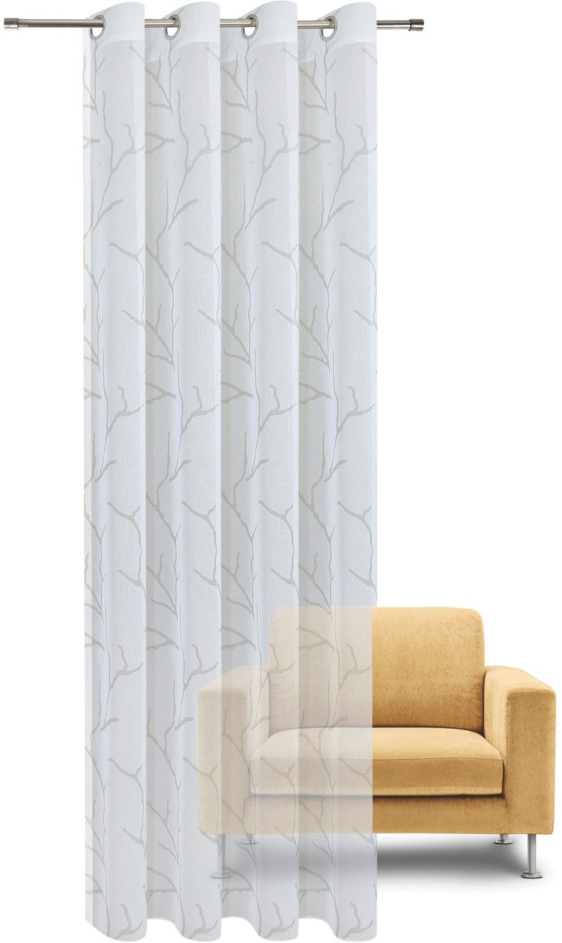 Image of Gerster Gardine »Ilana«, (1 St.), Moderner Ösenschal bei Ackermann Versand Schweiz