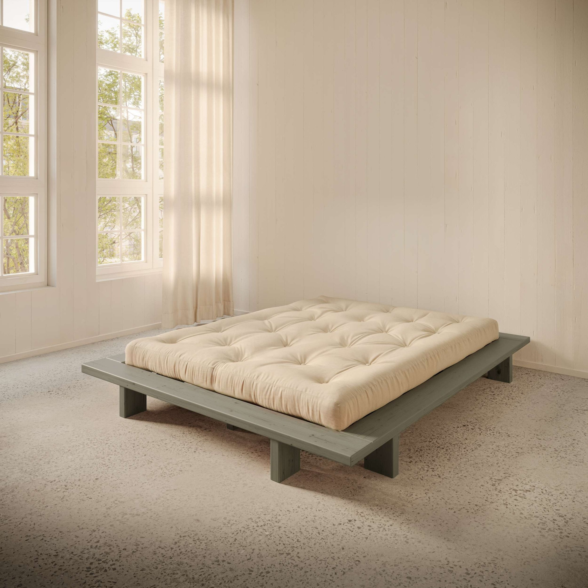 Karup Design Futonbett »Bettgestell JAPAN BED Futonbett aus FSC®-zertifiziertem Massivholz« Mit Lattenrost,  zeitlos, bequem & in mehreren Farben und Grössen erhältlich