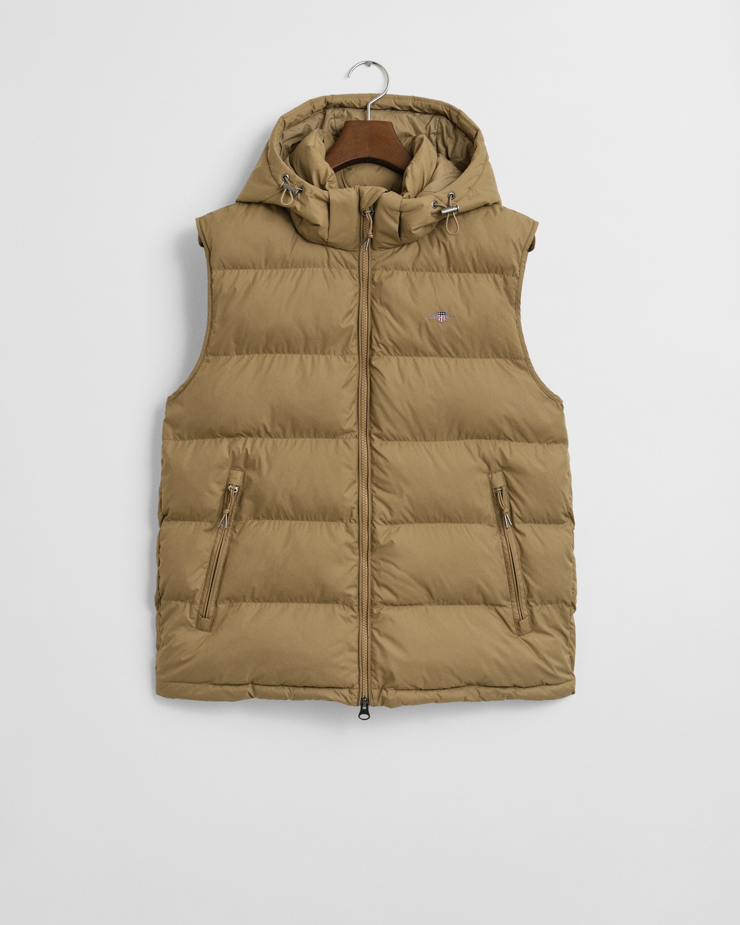 Image of Gant Steppweste "ACTIVE CLOUD" mit abnehmbarer Kapuze regular fit, 2-Wege-Reissverschluss