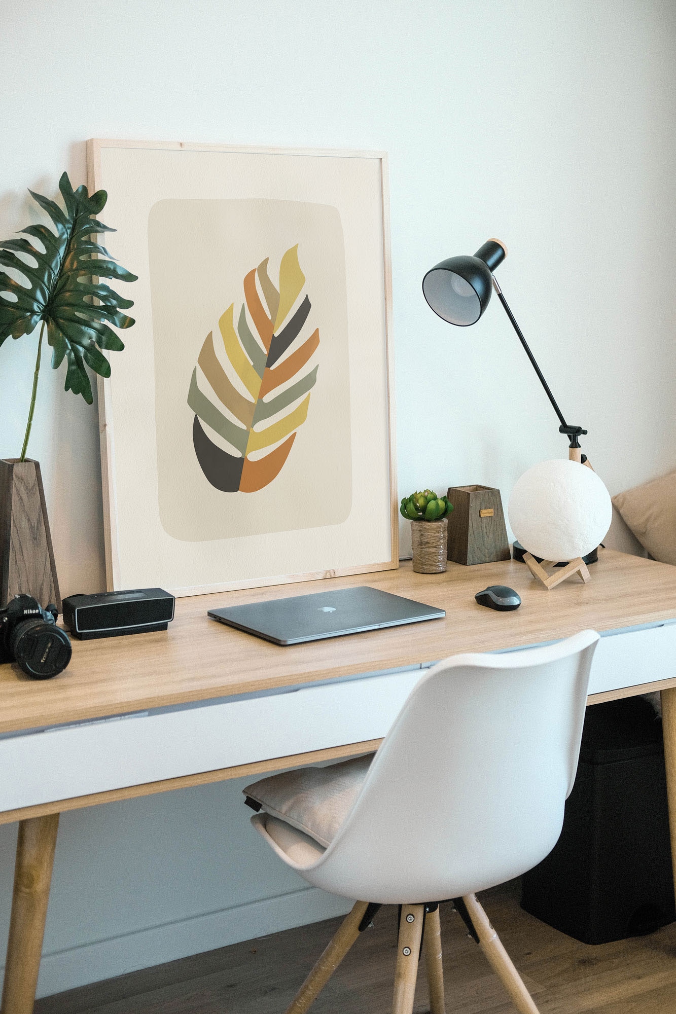 Komar Bild »Clay Leaf -« Natur 1 Stk. tlg. Wandbild zur Dekoration - ohne Rahmen