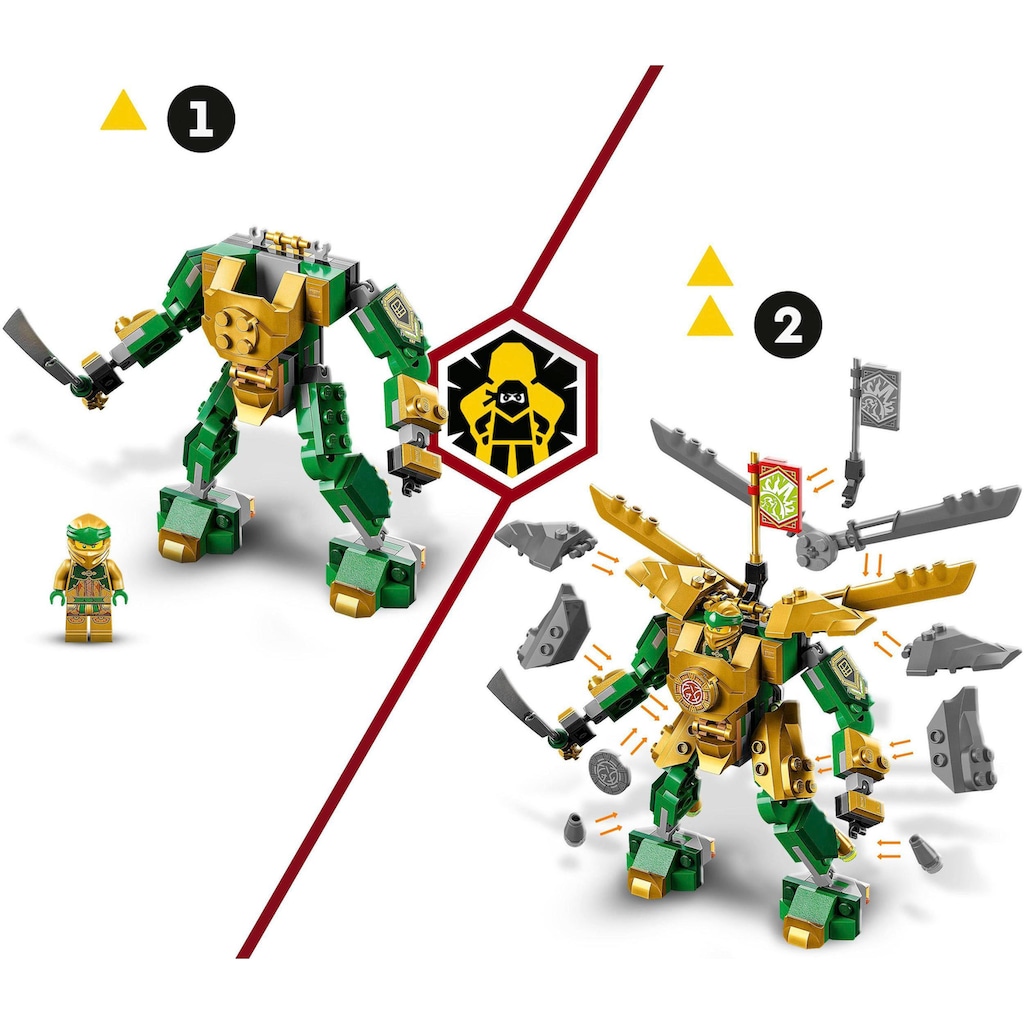 LEGO® Konstruktionsspielsteine »Lloyds Mech-Duell EVO (71781), LEGO® NINJAGO«, (223 St.), Made in Europe