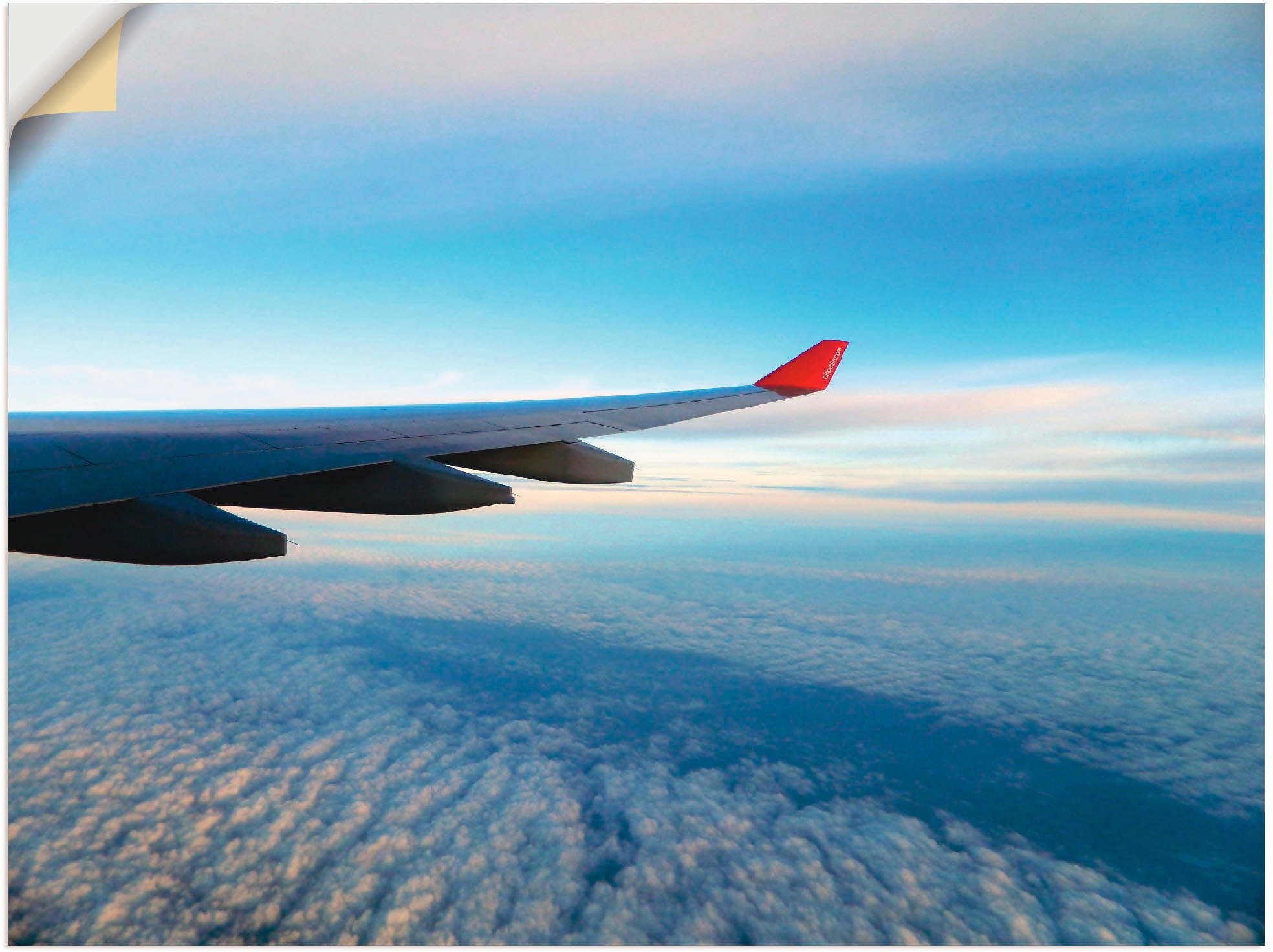 Image of Artland Wandbild »Flugzeug«, Flugzeuge & Helikopter, (1 St.), in vielen Grössen & Produktarten -Leinwandbild, Poster, Wandaufkleber / Wandtattoo auch für Badezimmer geeignet bei Ackermann Versand Schweiz