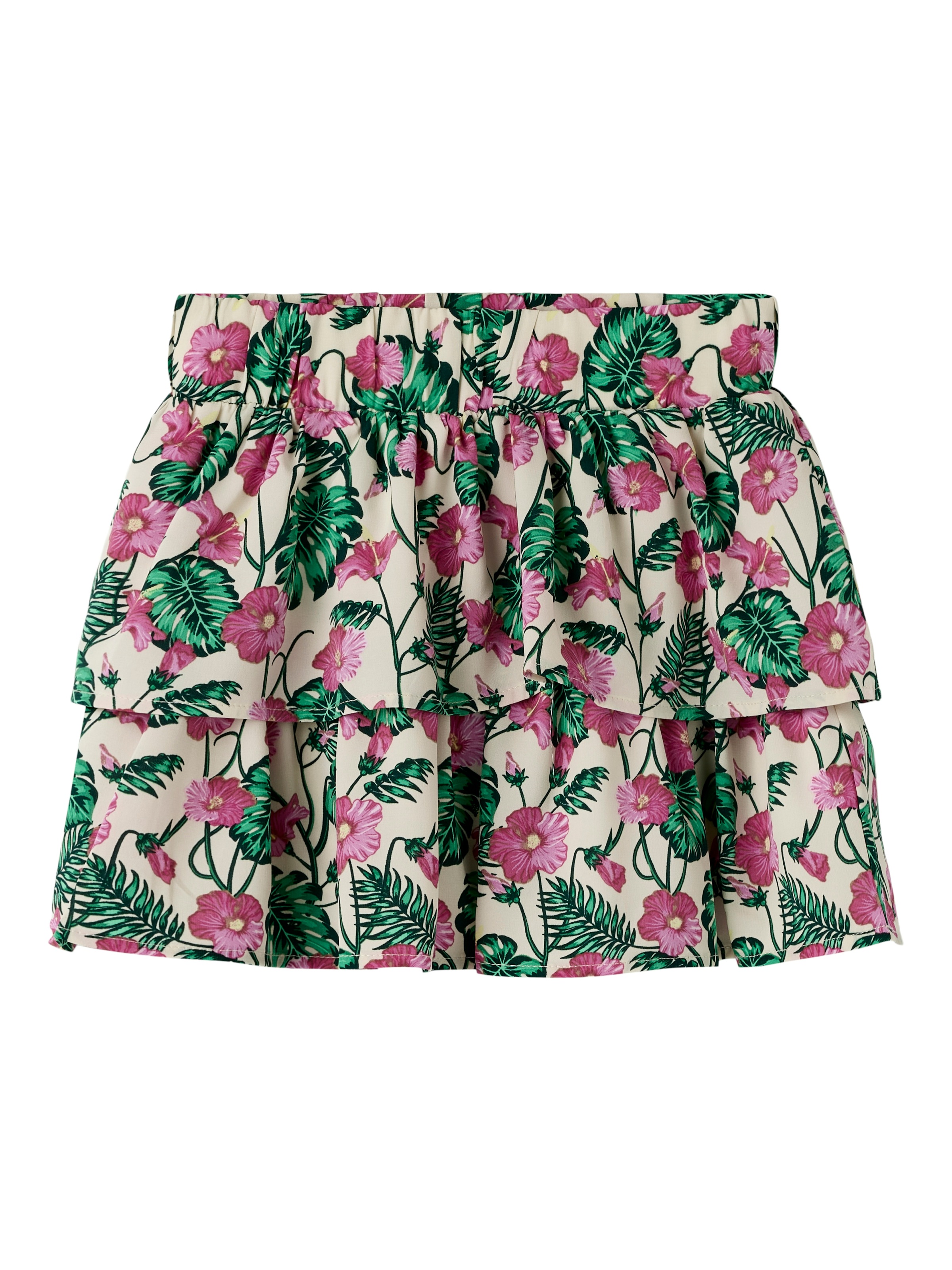 Name It Volantrock »NKFVINAYA SKIRT FFF NOOS« Kunstfaser, Stretch, Allover Druck
