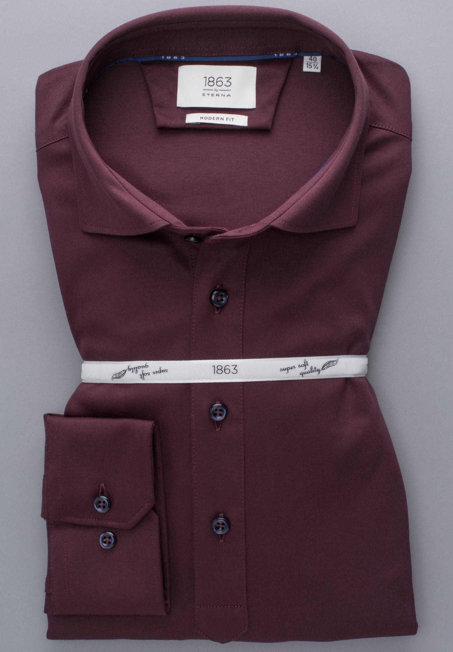 Eterna Langarmhemd »MODERN FIT«, NON IRON (bügelfrei)