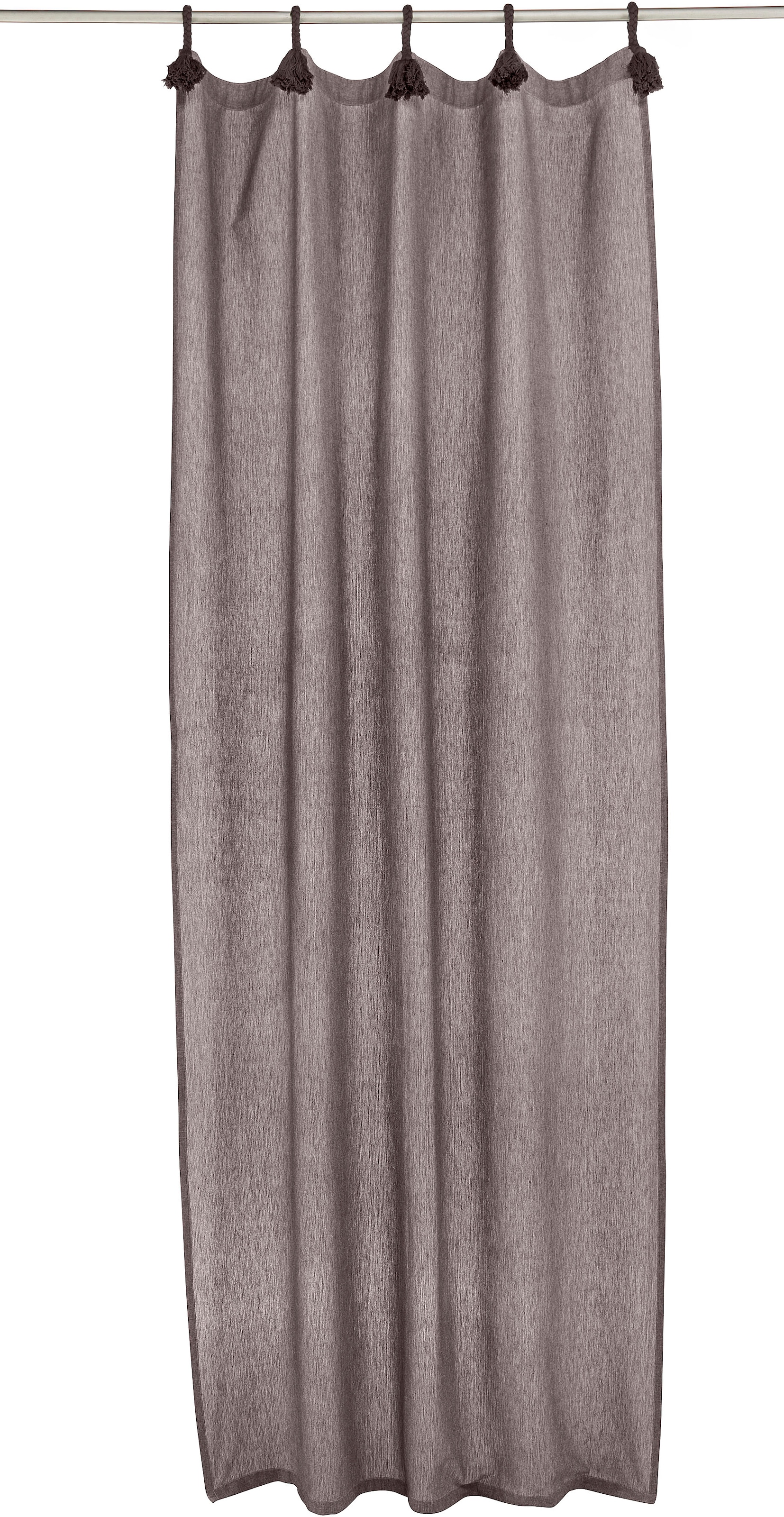 LeGer Home by Lena Gercke Gardine »Jada« Schlaufen 1 Stk. tlg. blickdicht, Bio-Baumwolle, gewebt, verschiedene Grössen,