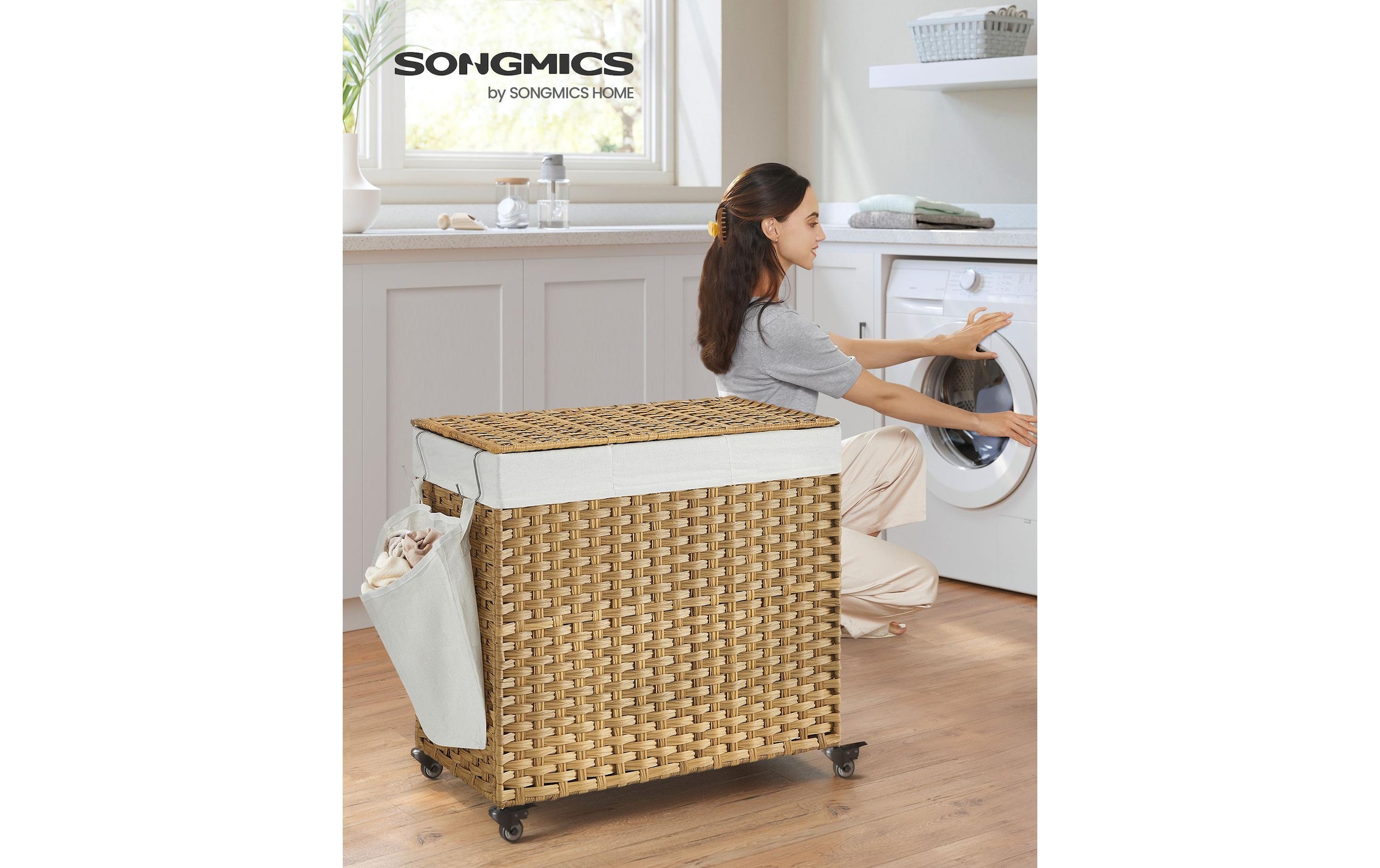 SONGMICS Panier à linge »160 l«
