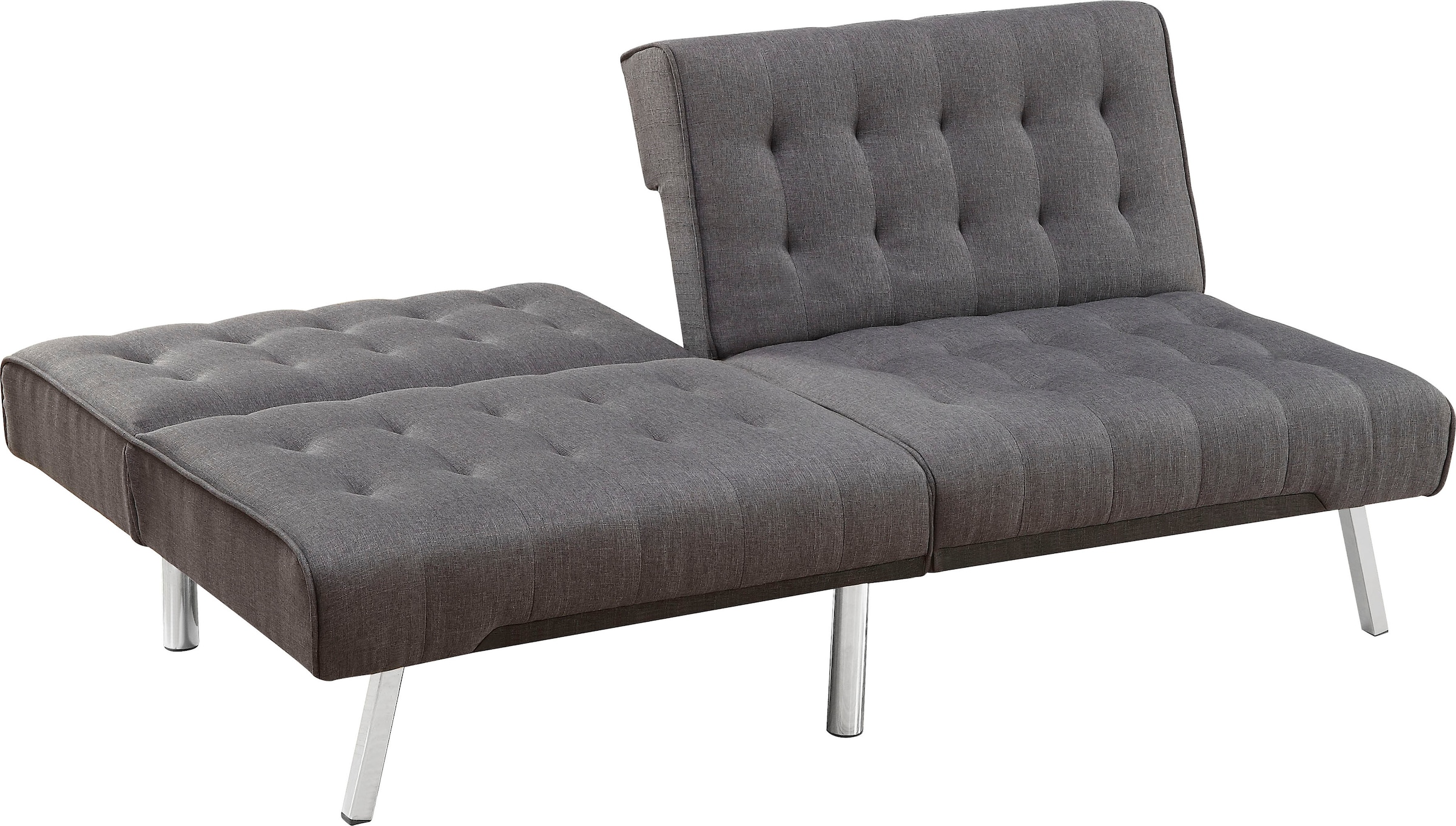 ATLANTIC home collection Sofa »Pierre«, mit verstellbarer Rückenlehne, mit Wellenunterfederung