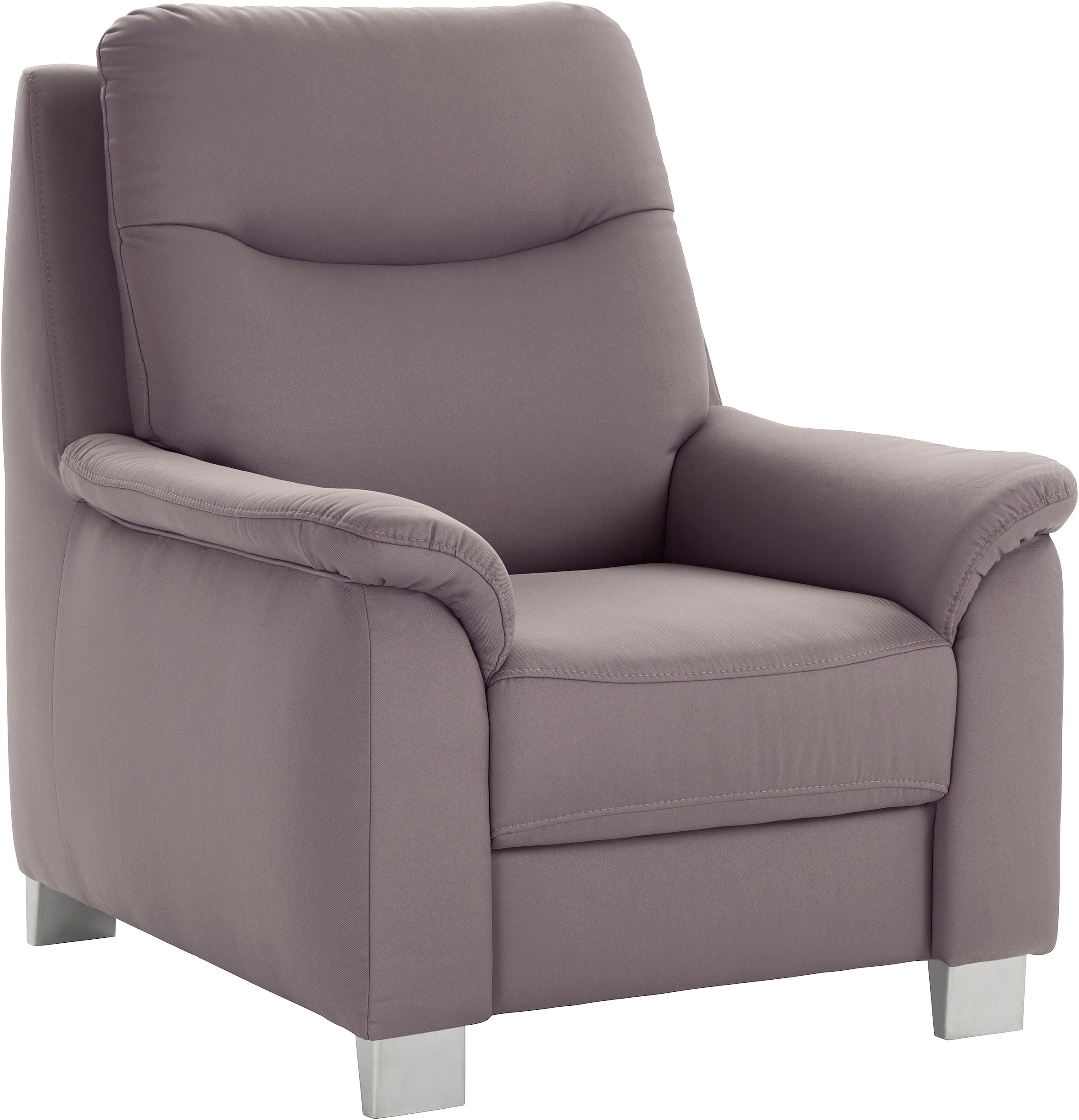 sit&more Fauteuil »Boccaccio« inklusive Federkern und Kopfteilverstellung,