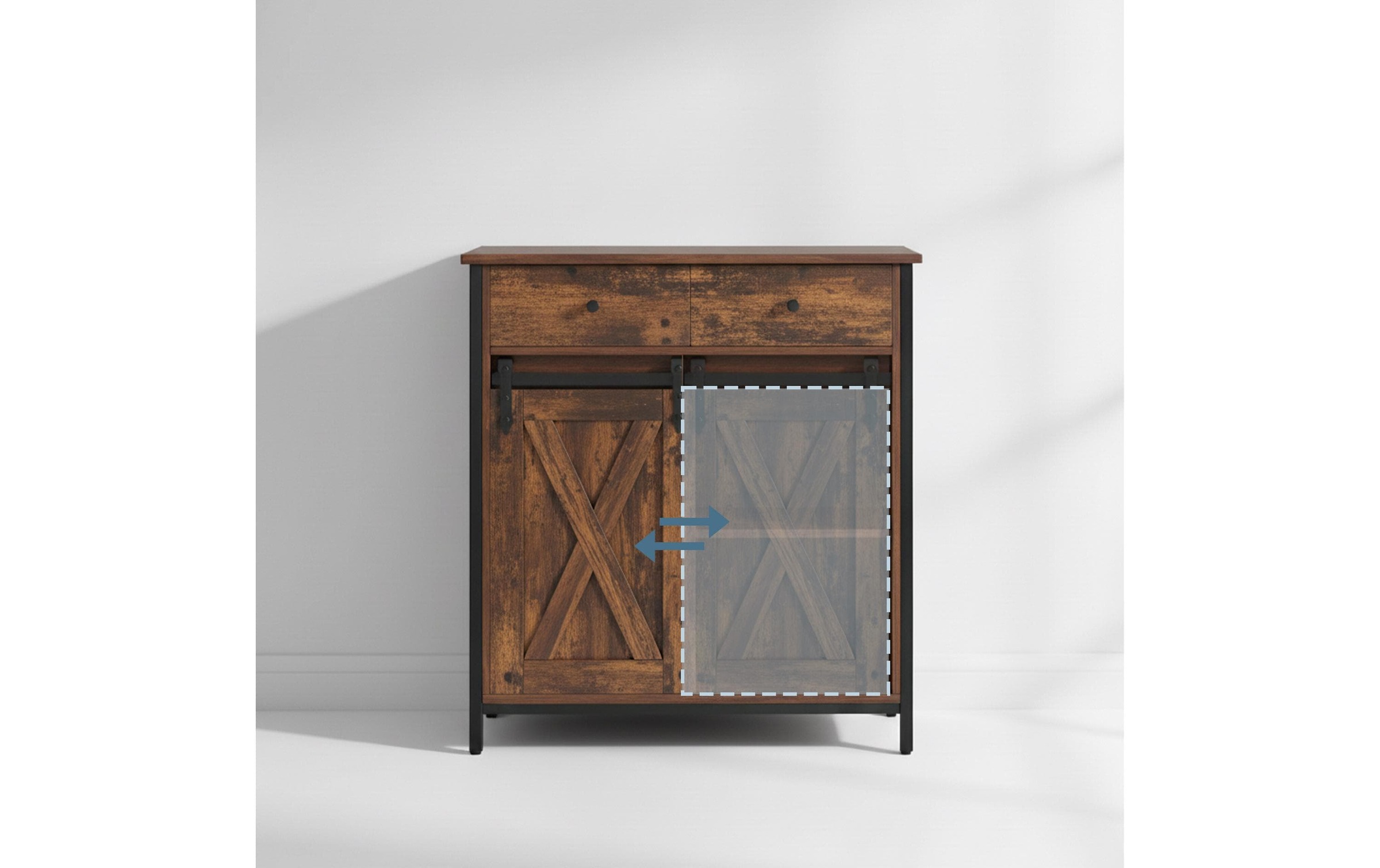 relaxdays Sideboard »80 x 70 x 30 cm«