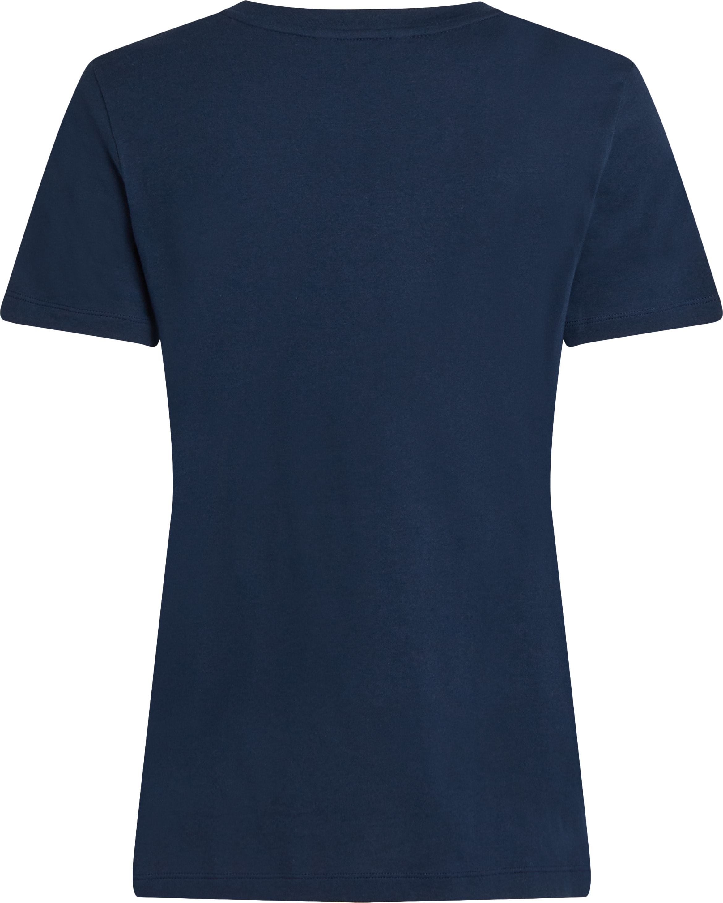 Tommy Hilfiger Curve Rundhalsshirt »CRV REG CORP LOGO C-NK SS«, in grösseren Grössen verfügbar, mit Logostickerei