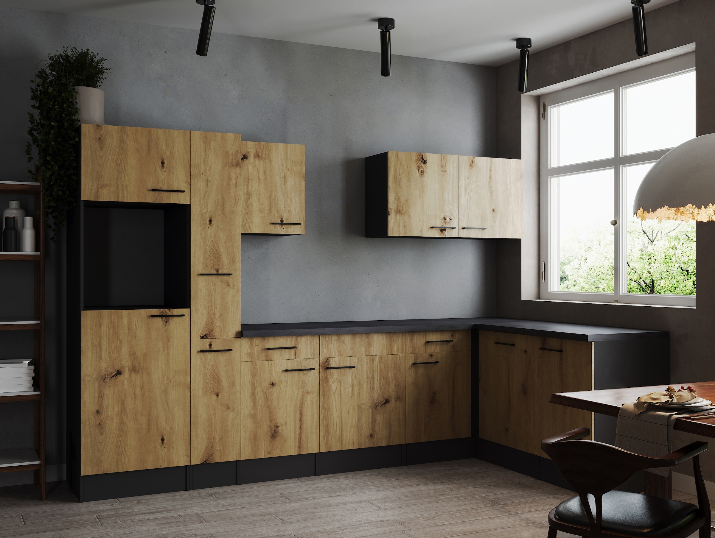 RESPEKTA Winkelküche »Oliver« Breite 310 cm, 90 cm Arbeitshöhe, in exklusiver Konfiguration für OTTO