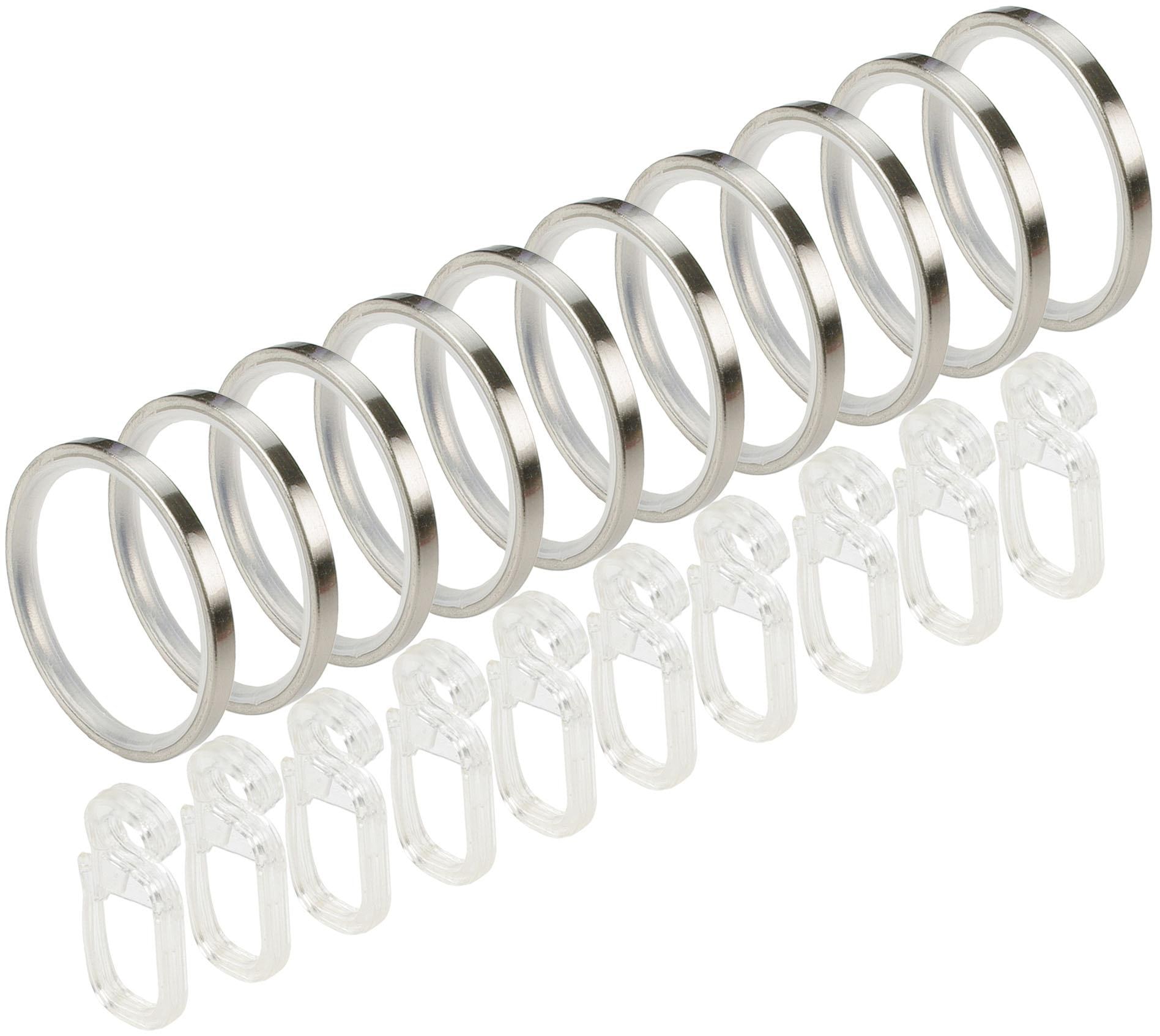 Liedeco Gardinenstange »CELZYLIN01SG1L«, 1 läufig-läufig, Fixmass, 1-läufig im Fixmass Ø 25 mm