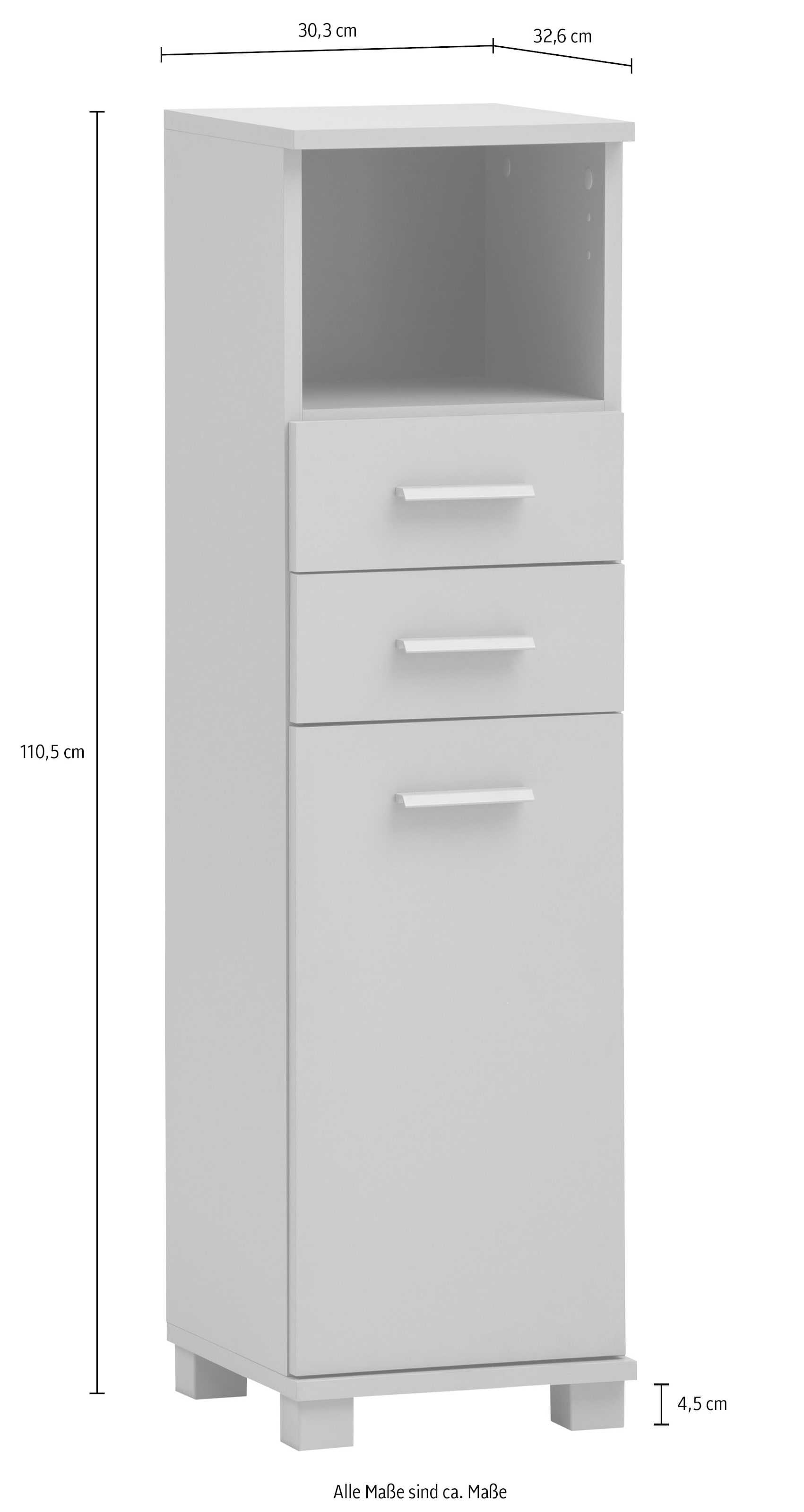 Schildmeyer Armoire intermédiaire »Mono, in zwei Breiten verfügbar, mit Schubkästen und Ablagefach« Made in Germany