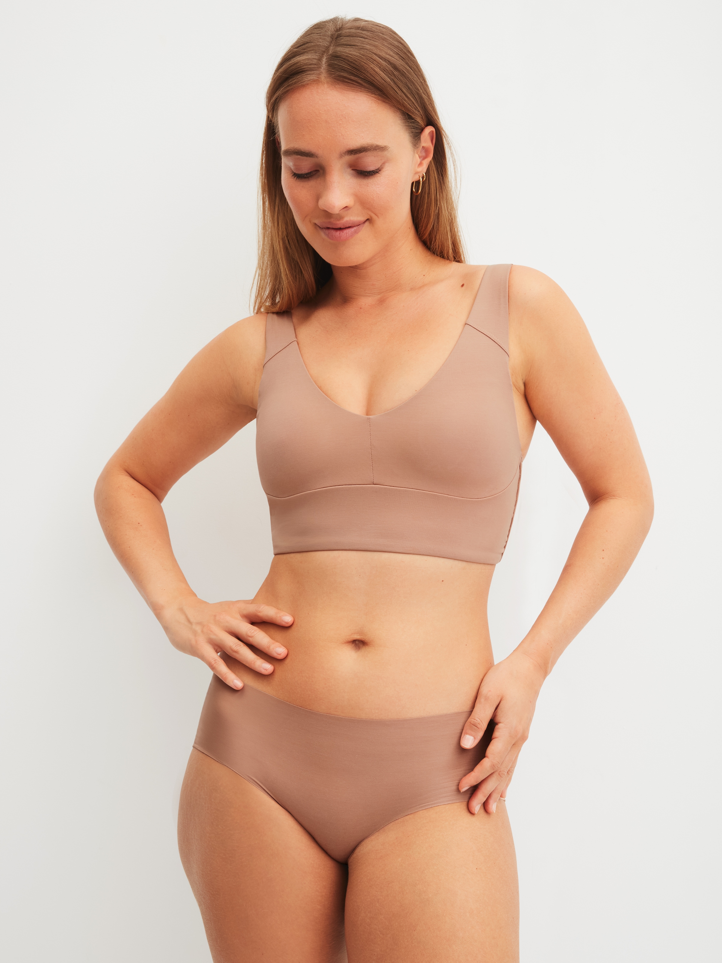 CALIDA Bustier »Natural Skin« aus weicher Interlock-Qualität, atmungsaktiv, ohne Bügel