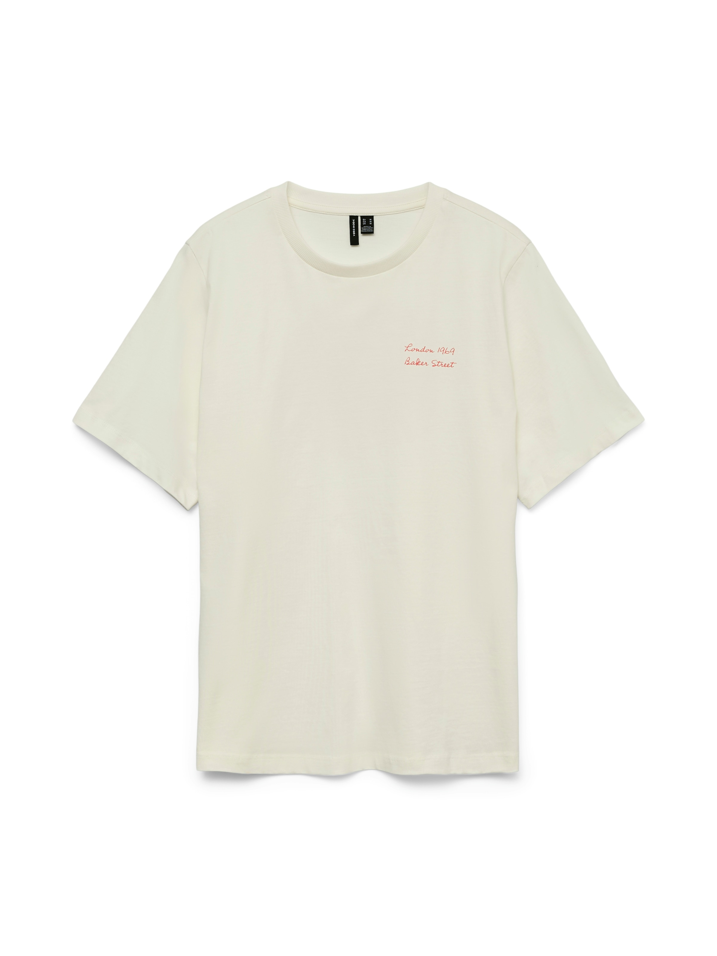 Vero Moda T-shirt à manches courtes »VMYVONNE CATY SS TOP BOX JRS« mit Rückenprint