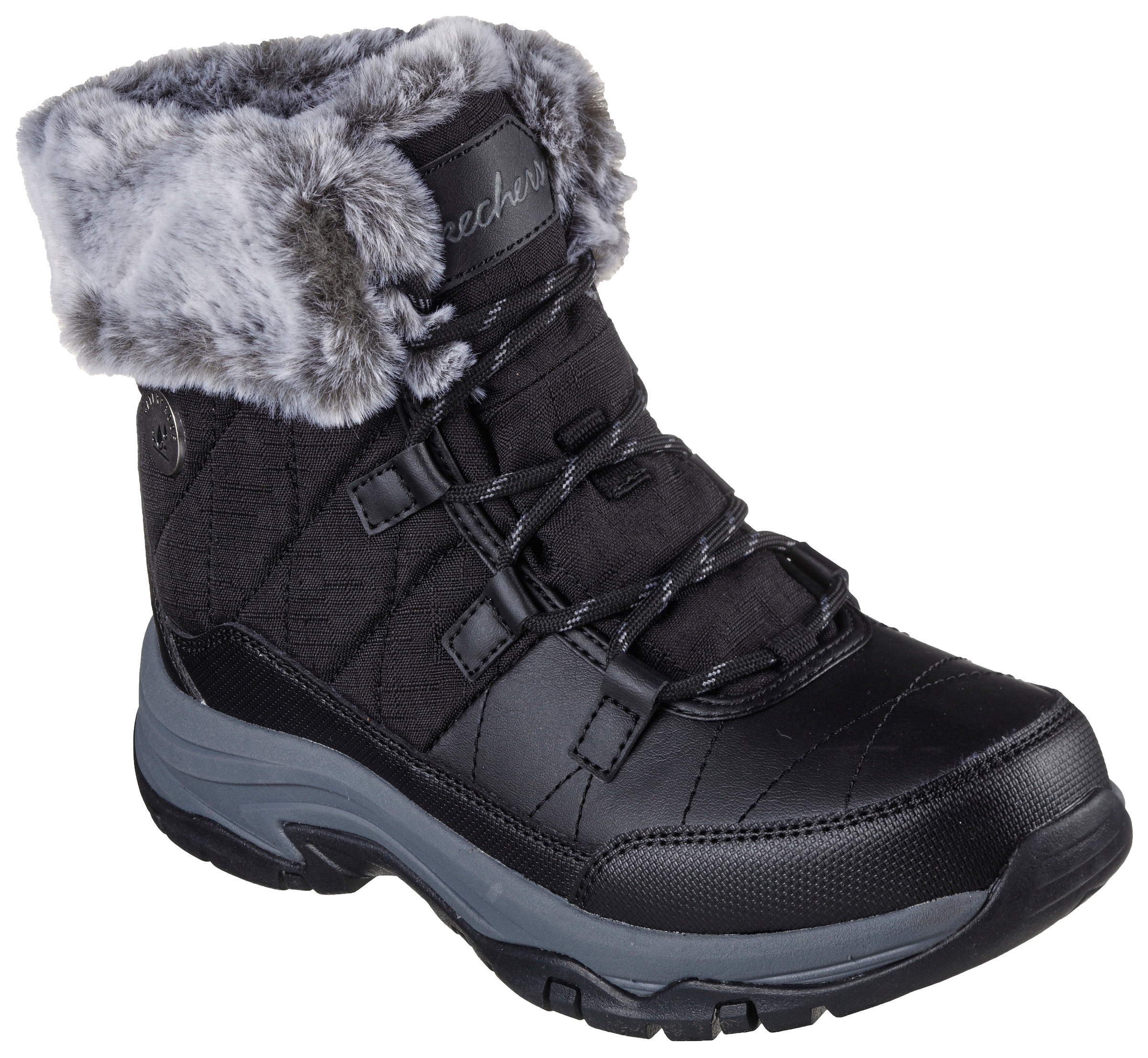 Winterboots »TREGO-«, mit Fellimitat-Besatz