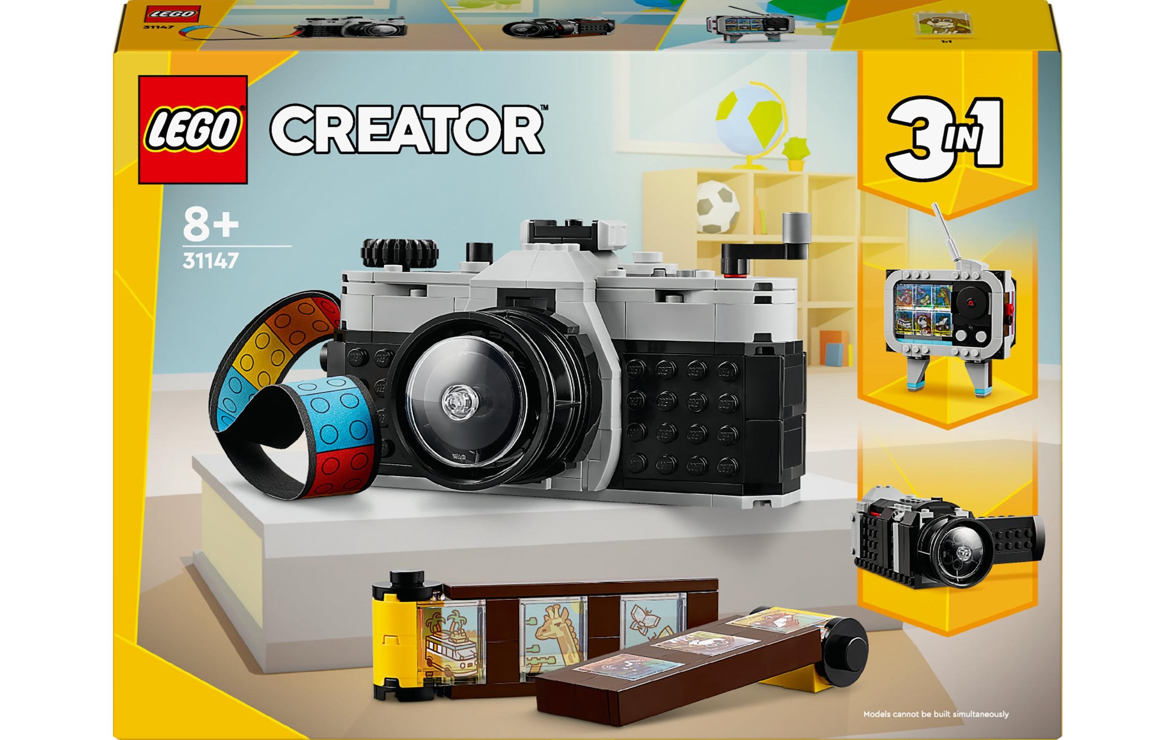 LEGO® Spielbausteine »Creator Retro Kamera 31147«, (261 St.)