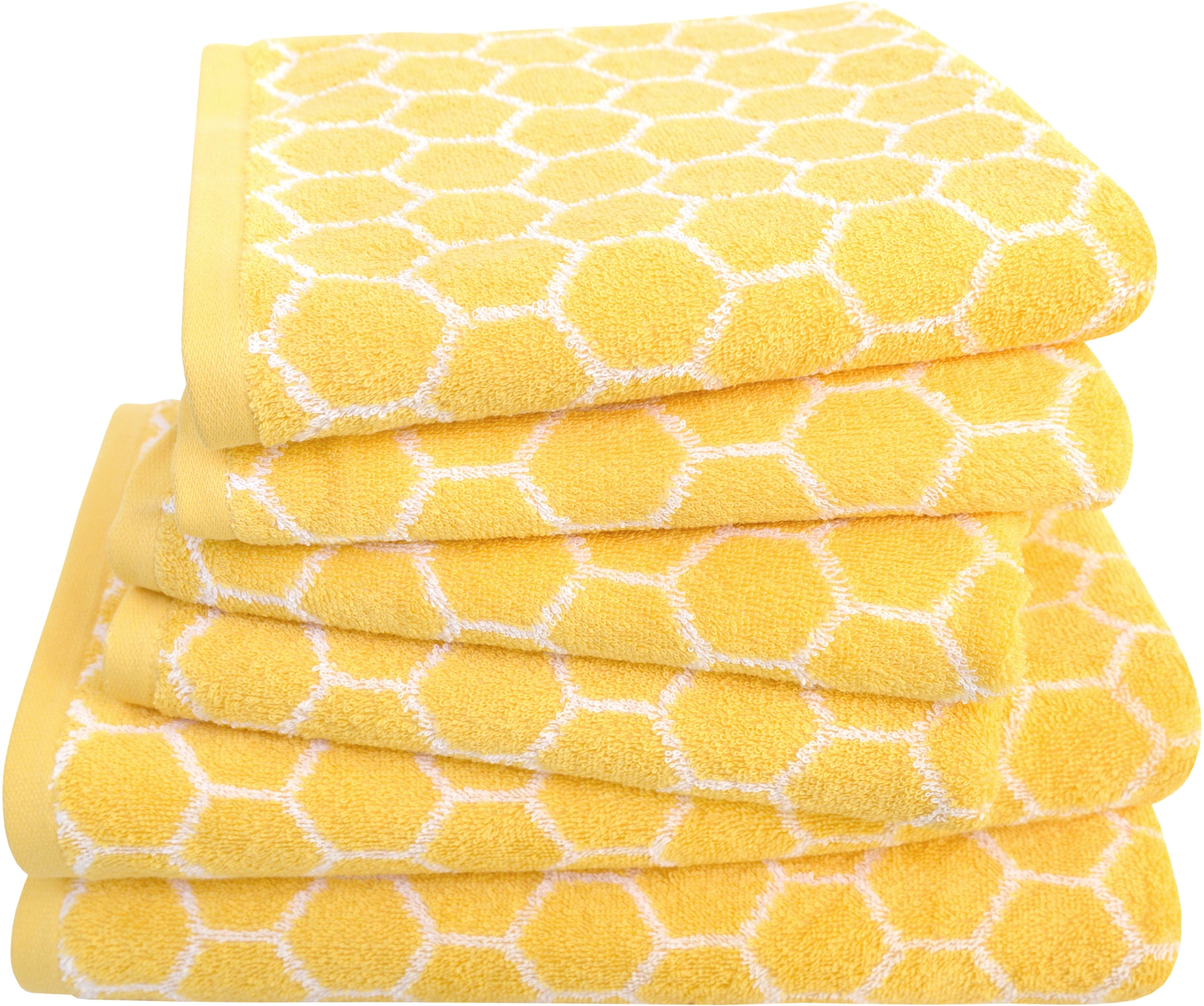 Dyckhoff Handtuch Set »Pure Natural Honey« Set 6 Frottier BIO Baumwolle, GOTS