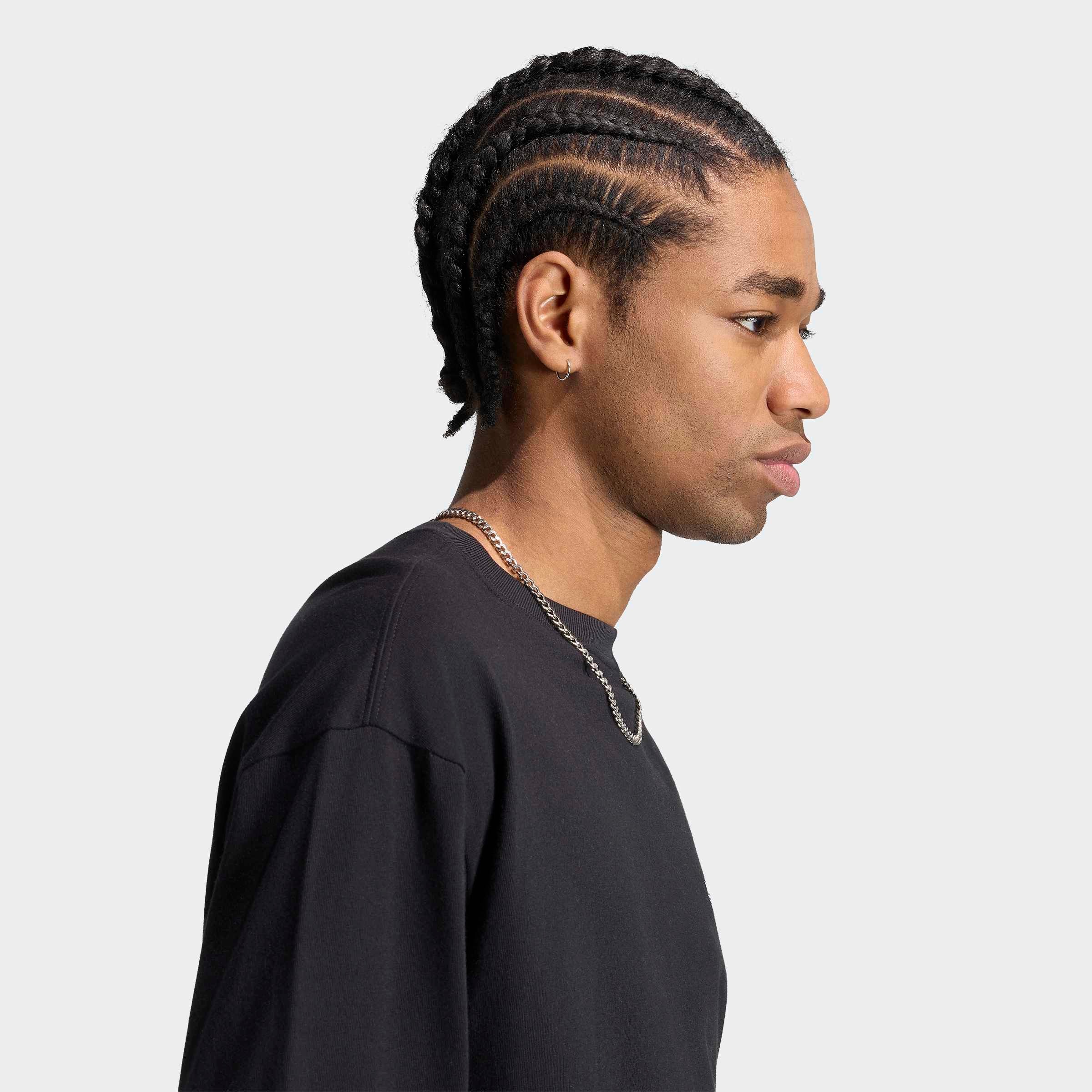 adidas Originals T-shirt »ESS LS TEE« avec encolure ronde, longueur normale, manches courtes