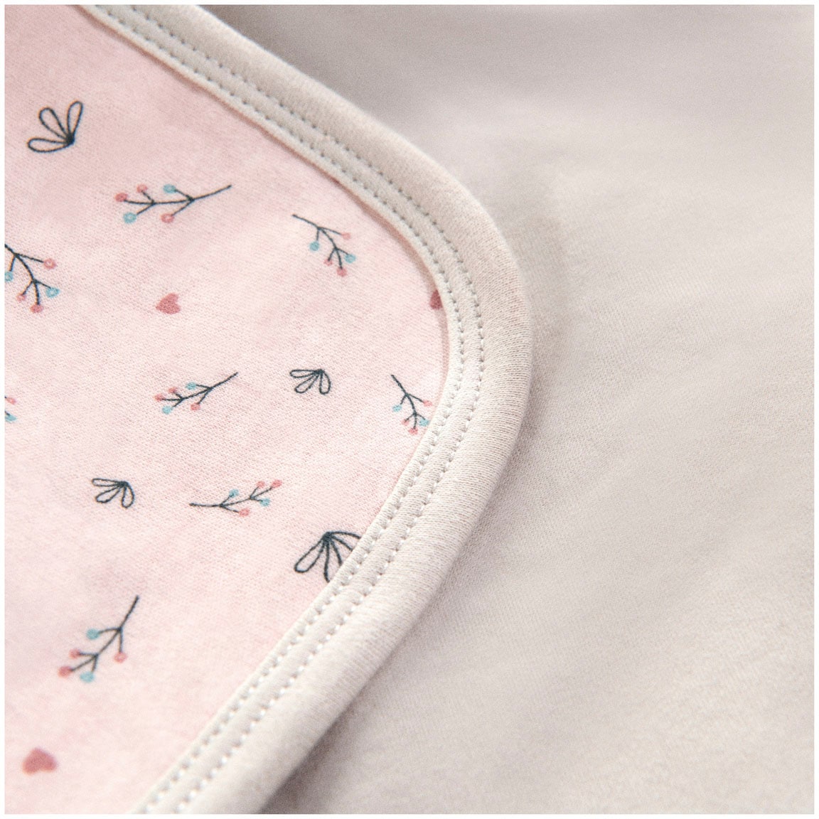 Hauck Babydecke »Baby Einschlagdecke, Snuggle N Dream beige bloom« mit Kapuze