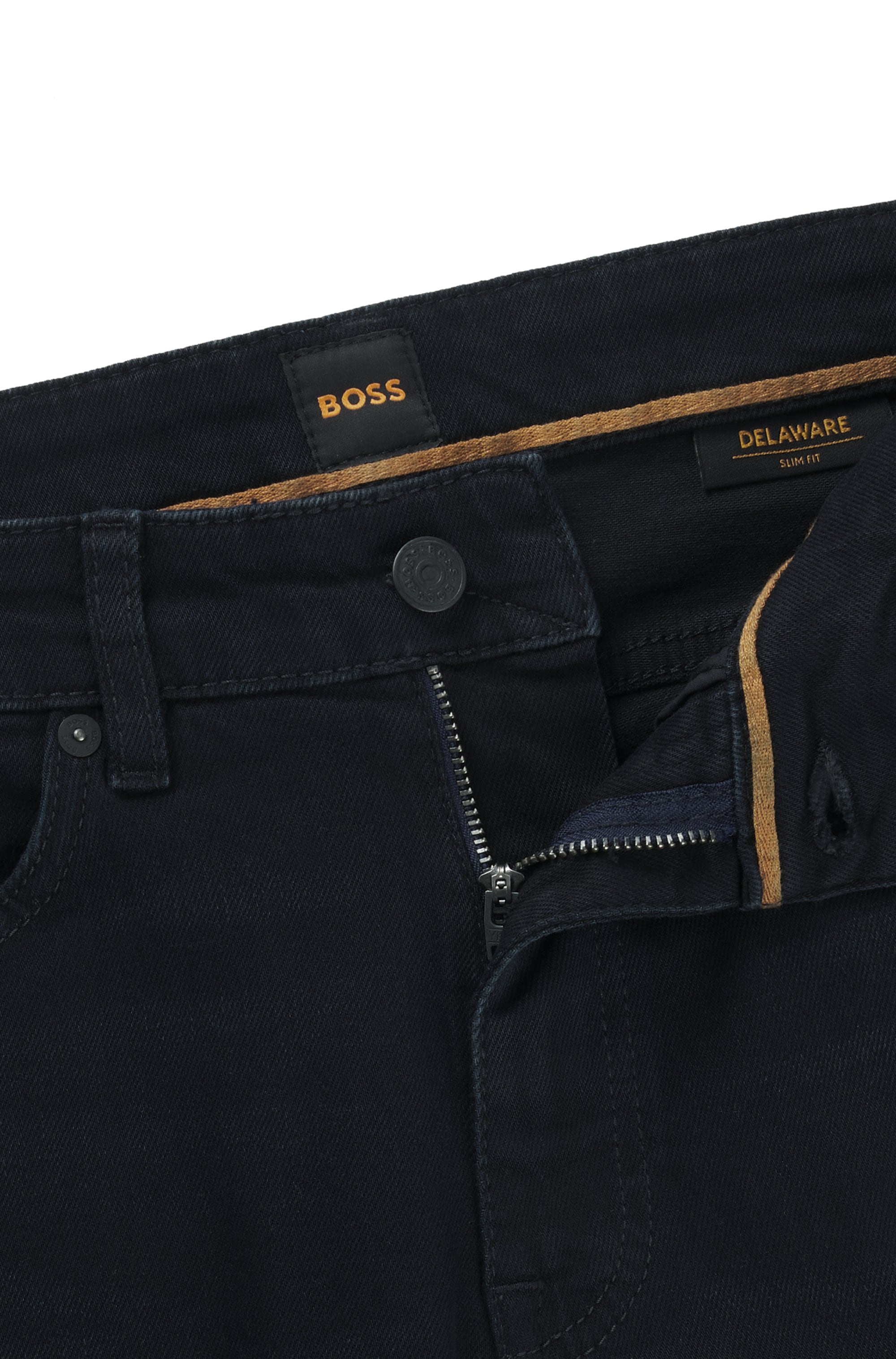 BOSS ORANGE Slim-fit-Jeans »Delaware«, mit BOSS Leder-Badge