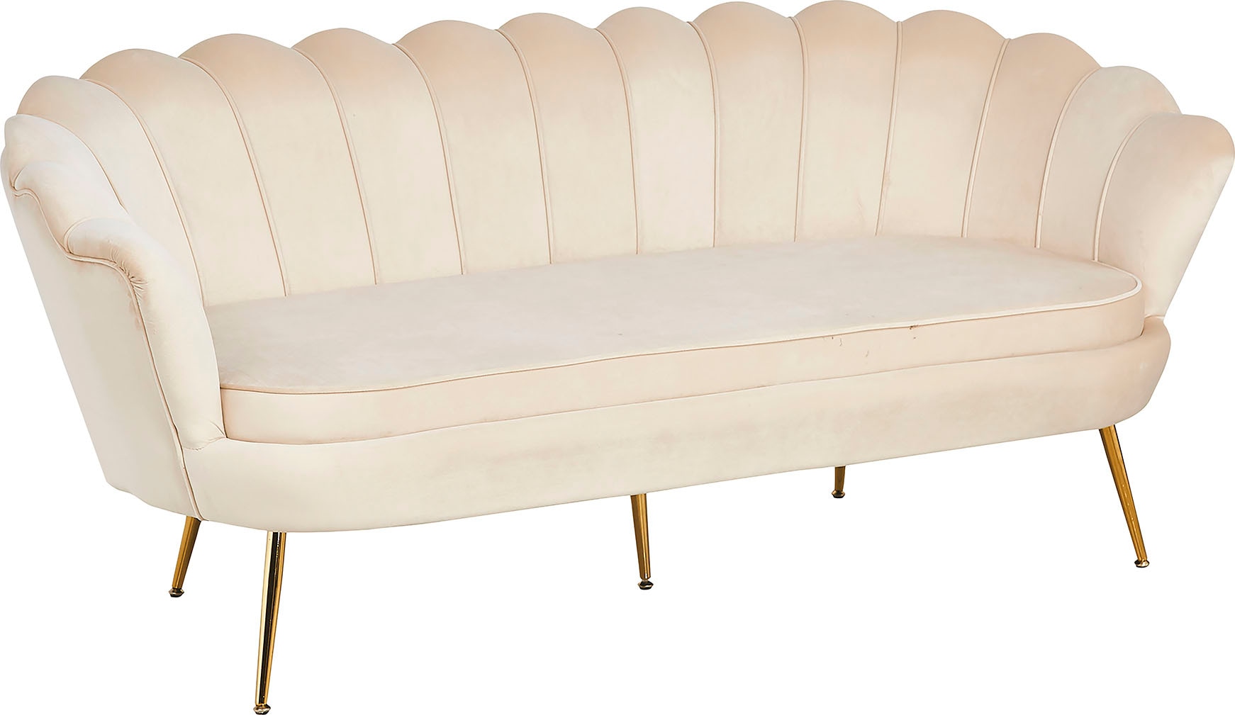 SalesFever 3-Sitzer »Clam Komfortsofa«, Extravagantes Muscheldesign: 180 cm Breite