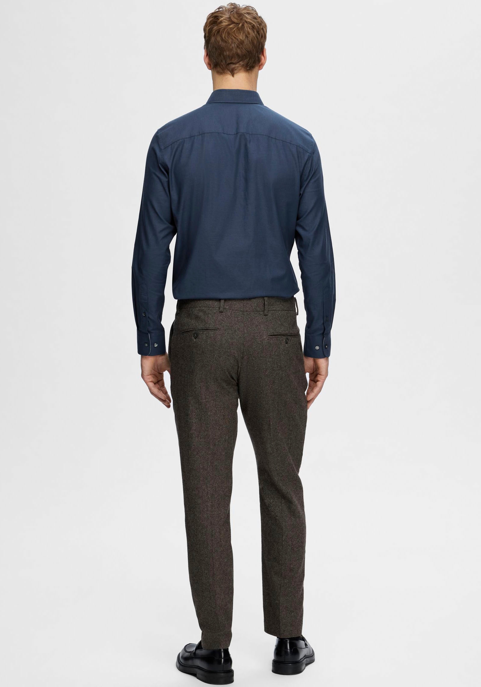 SELECTED HOMME Langarmhemd »SLHSLIMSOHO-DETAIL SHIRT LS NOOS«