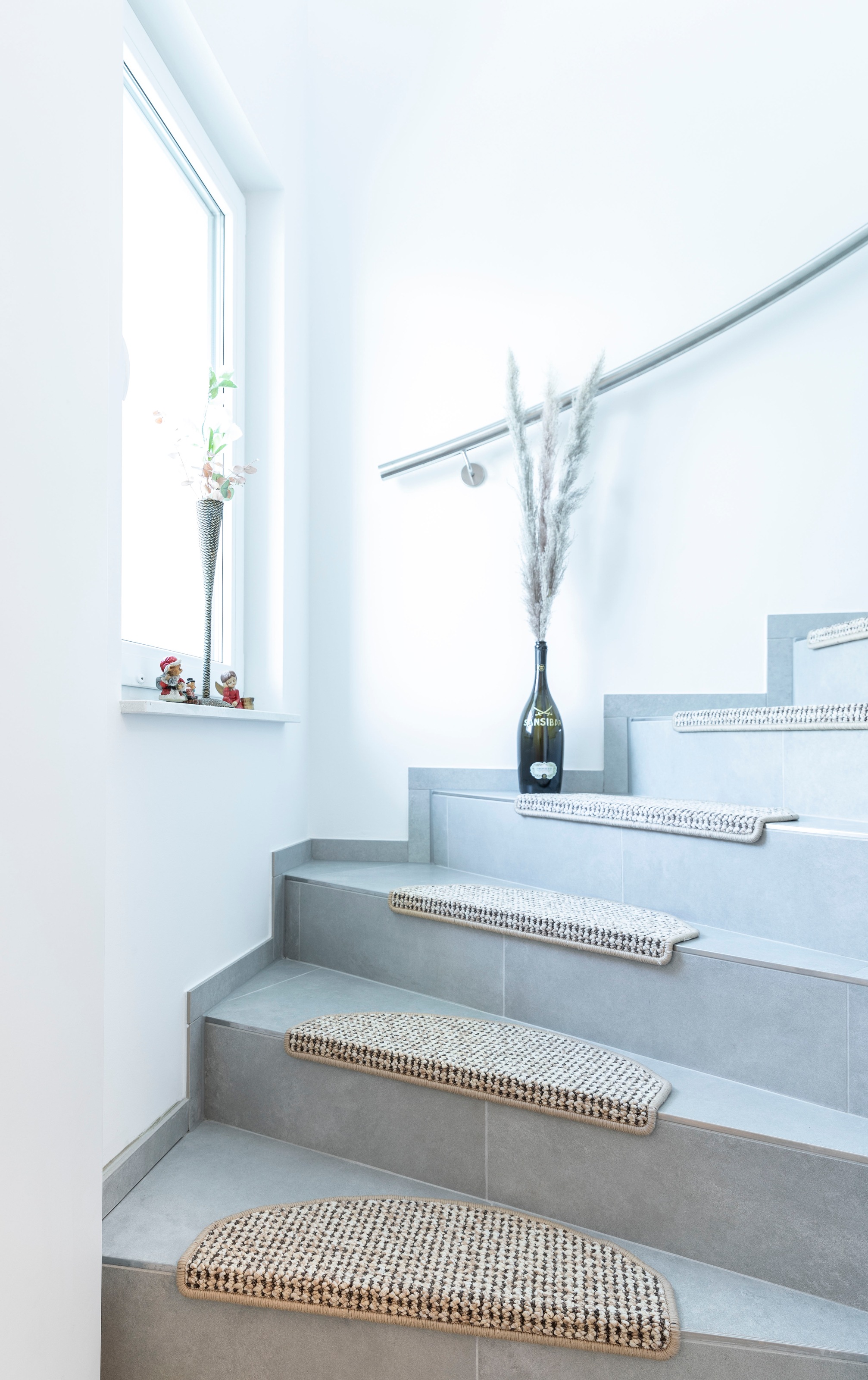 Image of Andiamo Stufenmatte »Newport«, halbrund, 8,5 mm Höhe, meliert, erhältlich als Set mit 2 Stück oder 15 Stück bei Ackermann Versand Schweiz