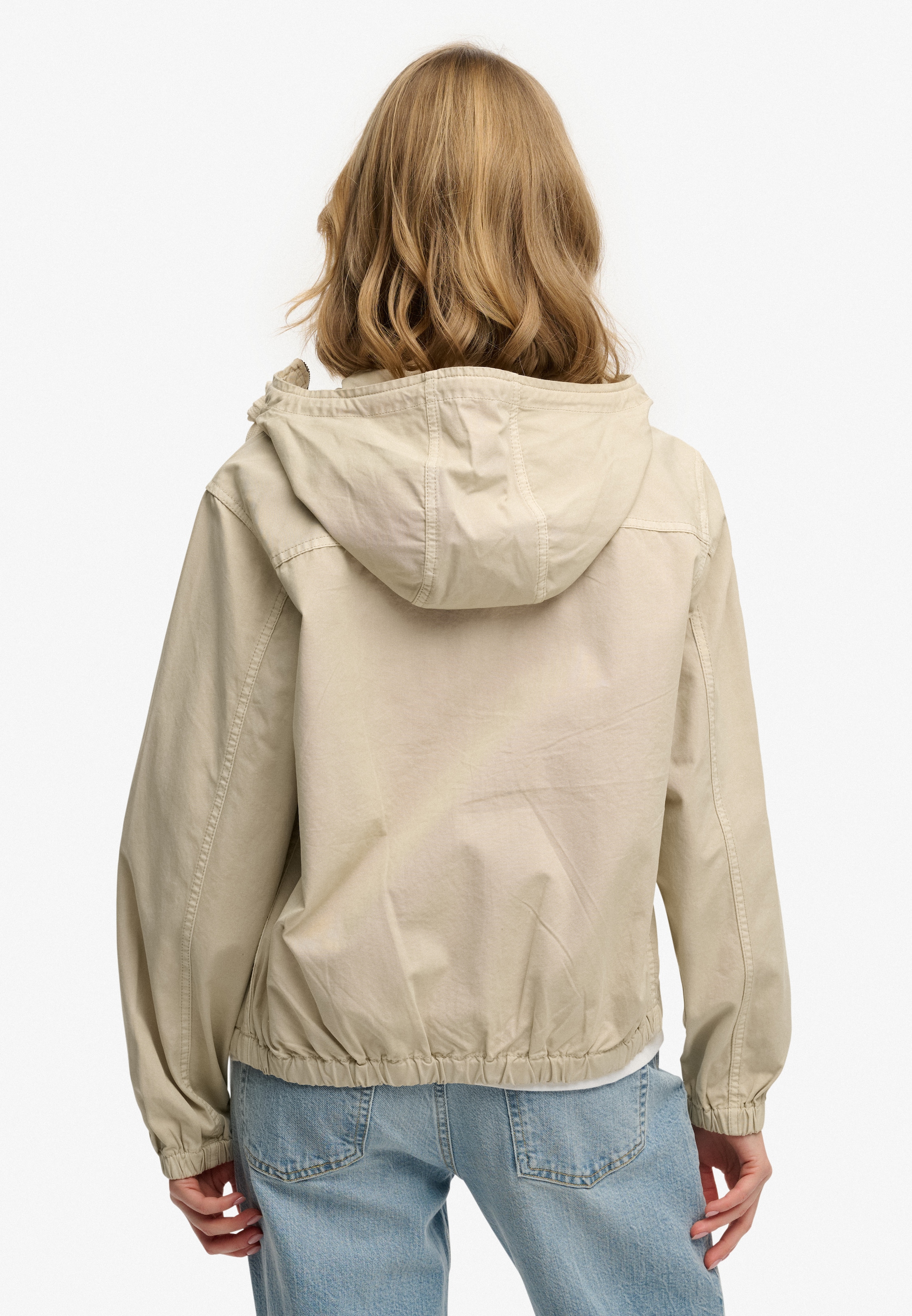 Superdry Parka »HOODED WASHED TWILL JKT« mit Kapuze