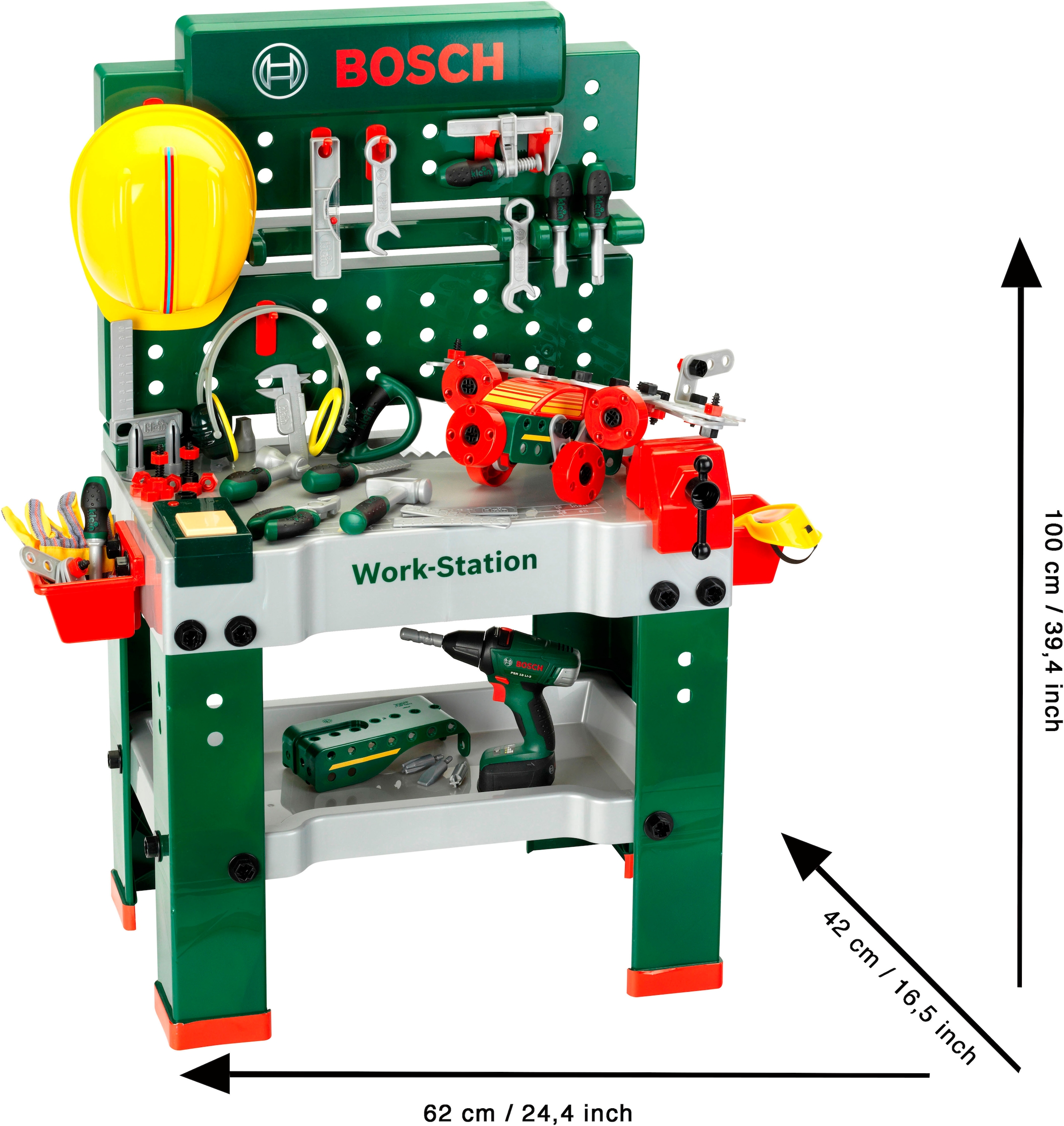Klein Établi de jeu »BOSCH Werkbank No.1 2016« mit Sound, Made in Germany