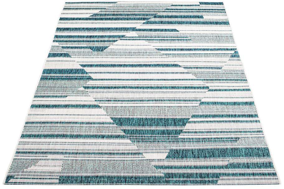 Carpet City Teppich bas prix Terrasse Balkon, geeignet, à 660«, rechteckig, Abstrakt, In/- Wohnzimmer, »Outdoor Outdoor