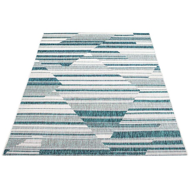 Carpet City Teppich »Outdoor 660«, rechteckig, In/- Outdoor geeignet,  Abstrakt, Wohnzimmer, Balkon, Terrasse à bas prix