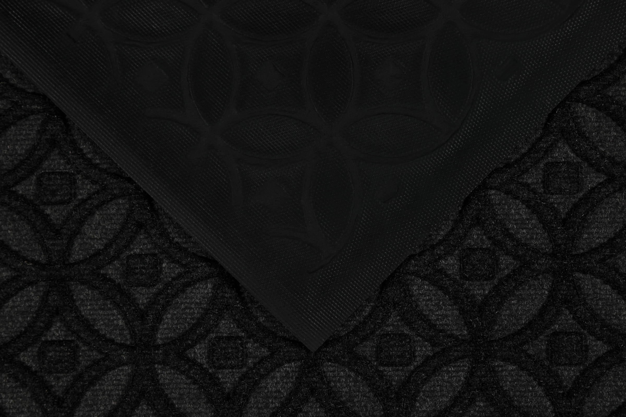 Wecon home Fussmatte »Midnight Mosaic«, rechteckig, 4 mm Höhe, pflegeleicht, rutschfest, Ornamente, Innen & Aussen, Schmutzfangmatte
