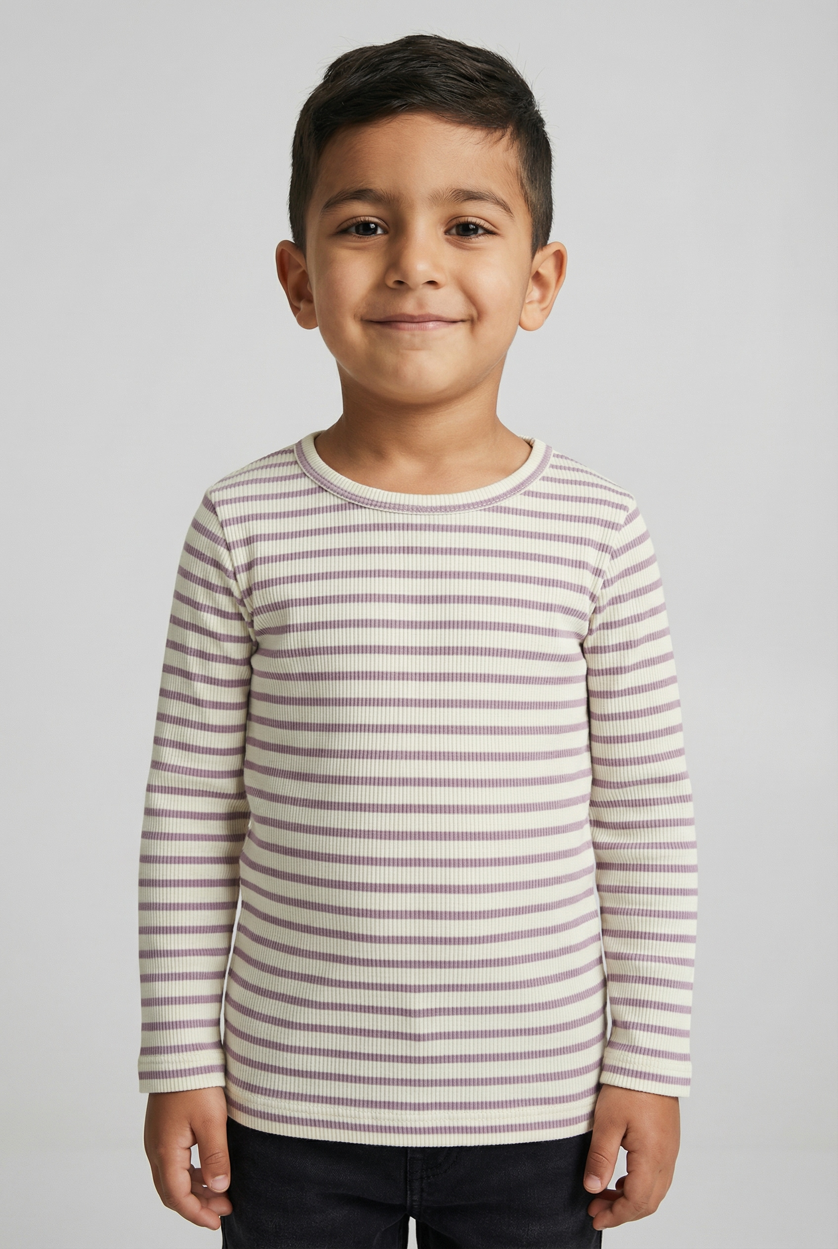 Name It T-shirt à manches longues »NMNBANI LS XSL TOP NOOS« Ringel-Look in toller Rippen-Qualität