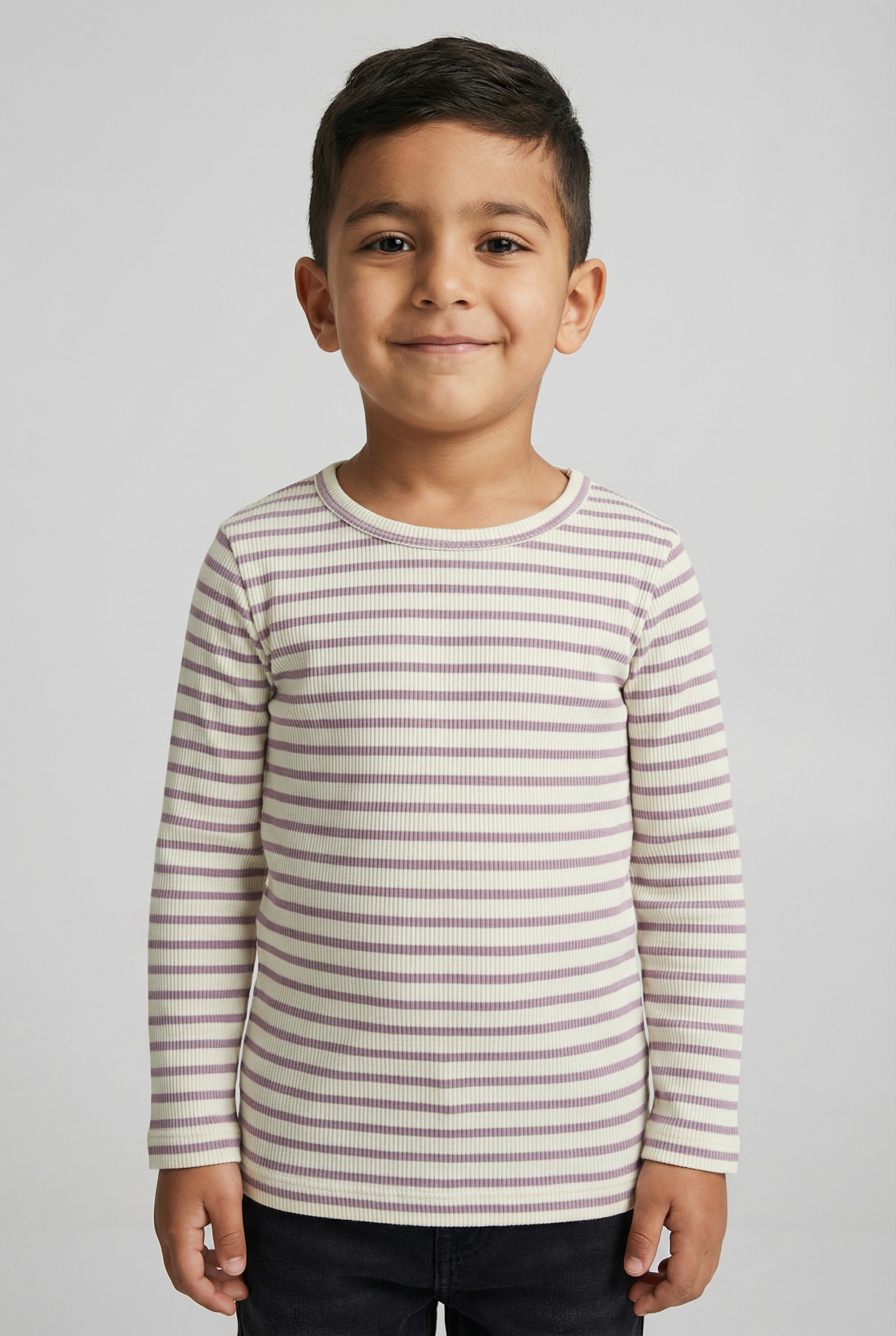 Image of Name It Langarmshirt "NMNBANI LS XSL TOP NOOS" Ringel-Look in toller Rippen-Qualität