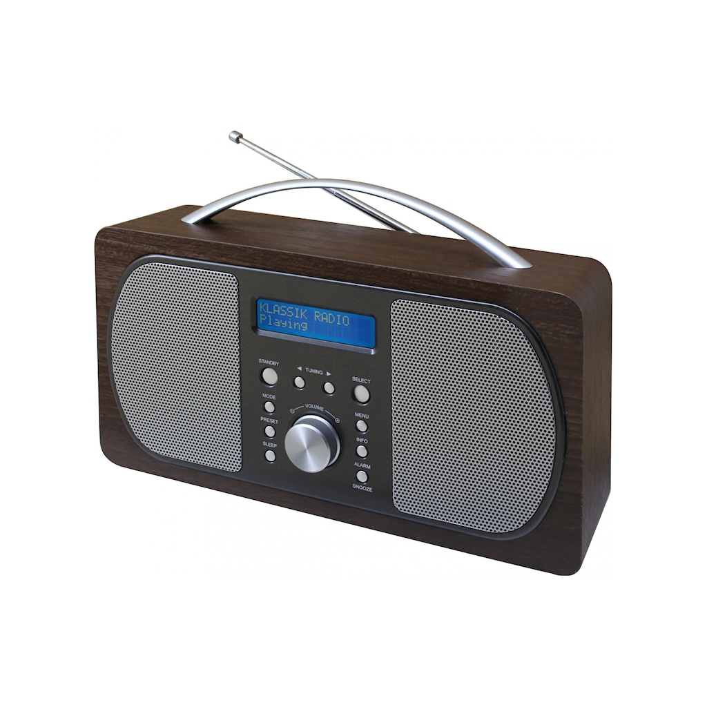 Soundmaster Digitalradio (DAB+) »DAB600 Braun«, (CD Digitalradio (DAB+)-FM-Tuner)