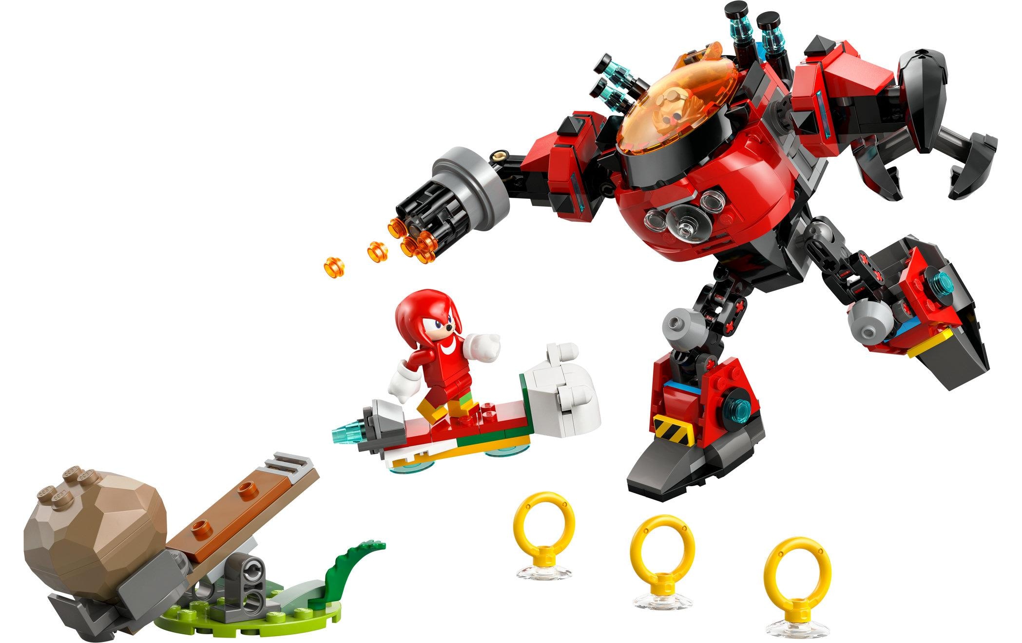 LEGO® Briques de jeu »LEGO® Sonic Knuckles vs. Dr. Eggmans Egg Crusher Mech 77005«