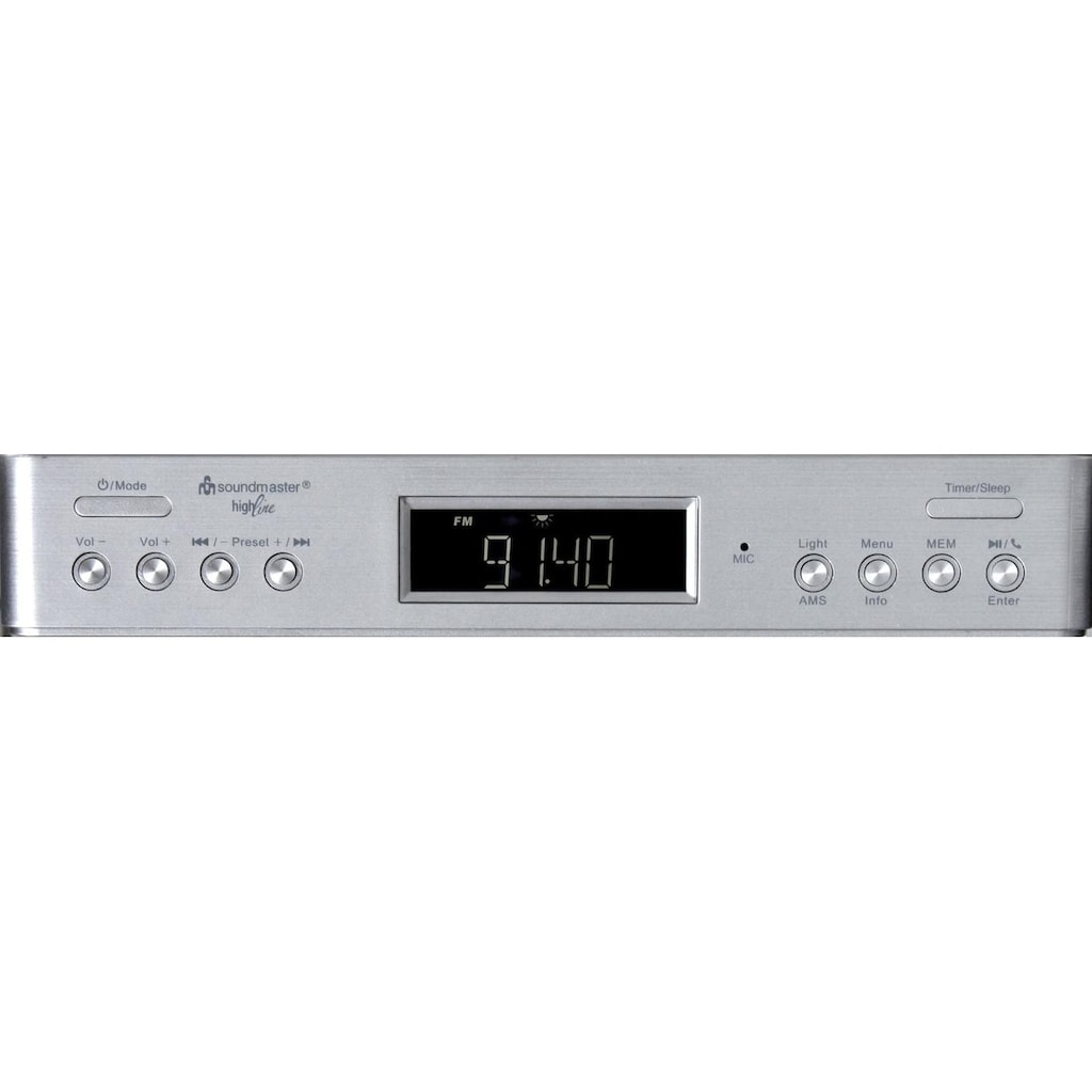 Soundmaster Digitalradio (DAB+) »UR2045SI«, (Digitalradio (DAB+)-FM-Tuner)