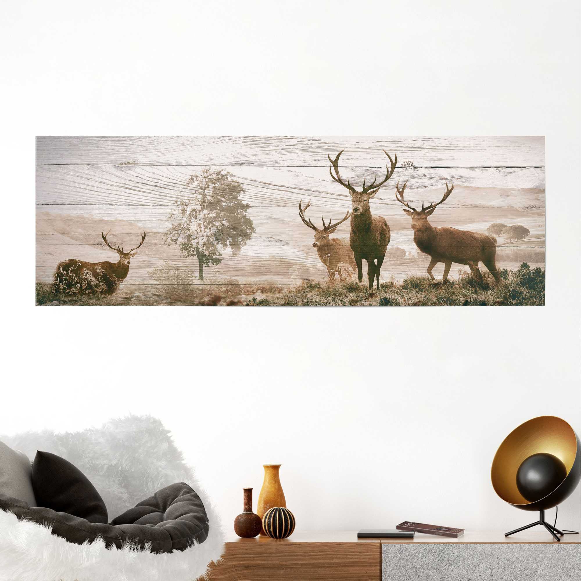 Reinders! Poster »Hirsche« 1 Stk. tlg.