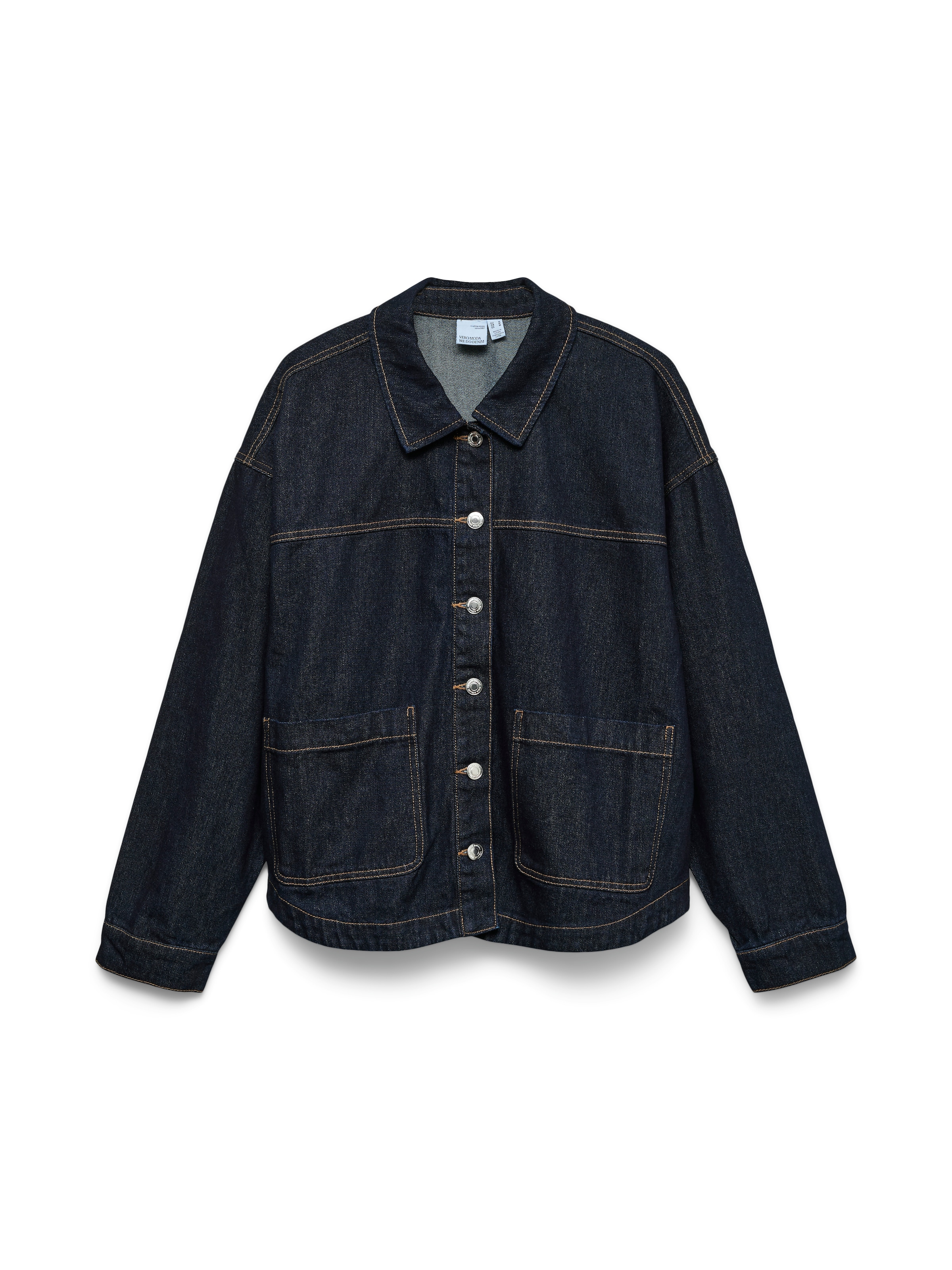 Vero Moda Veste en jean »VMJAMIE LS DENIM SHACKET MIX NOOS« mélange de coton
