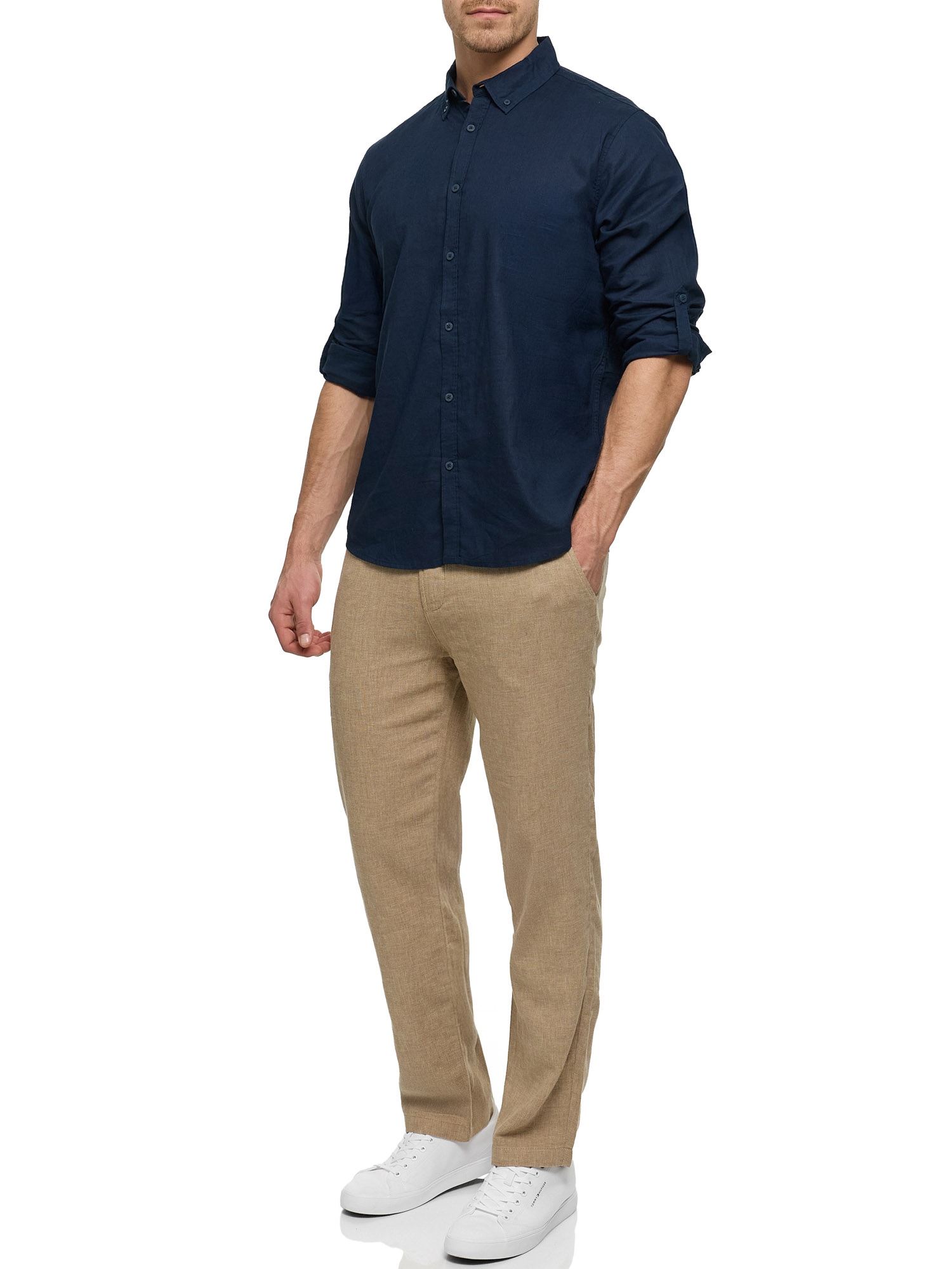 Indicode Langarmhemd »INBrayden«