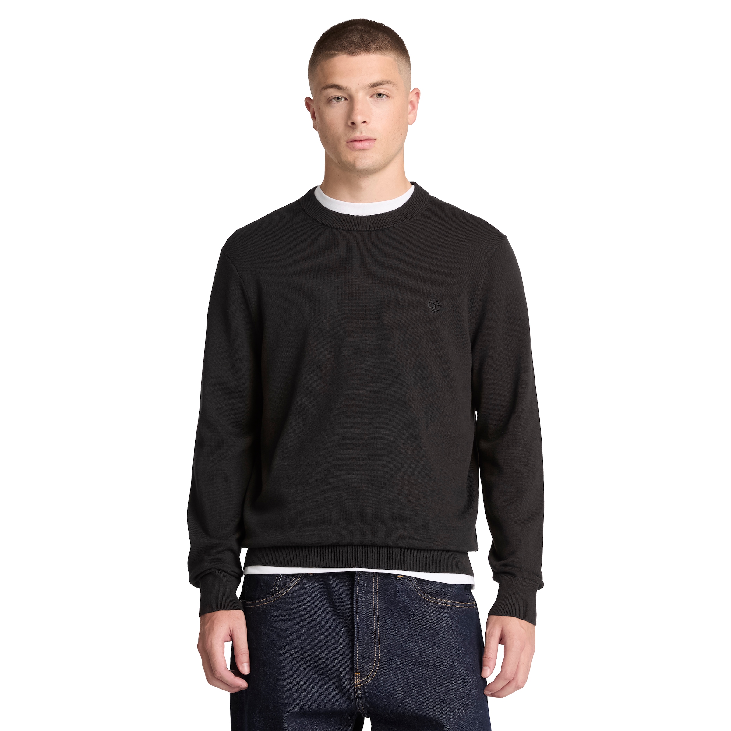 Image of Timberland Sweatshirt "WILLIAMS RIVER - Cotton Crew Neck S", aus Baumwolle, in den Grössen S bis XXXL