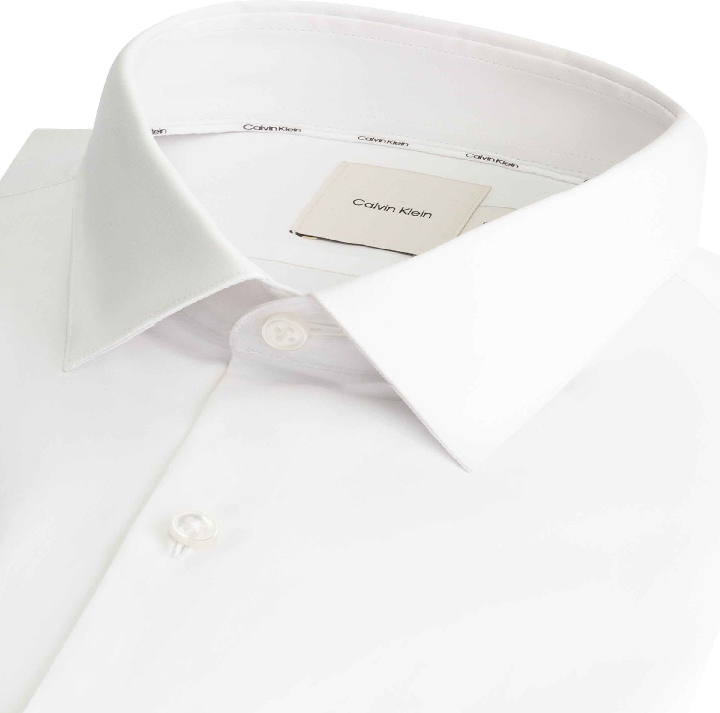 Calvin Klein Businesshemd »SLIM ESNTL POPLIN NOS STR SLD«, Mit Monogramm-Stickerei