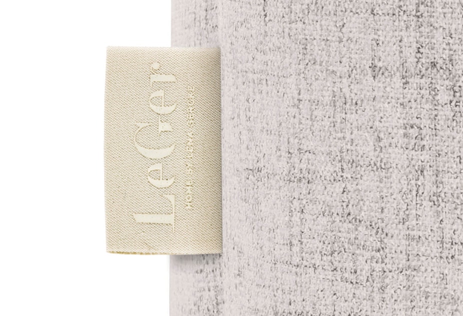 LeGer Home by Lena Gercke Ecksofa »Dilara L-Form« gerundete Rückenlehne und Front, in 3 Bezugsqualitäten