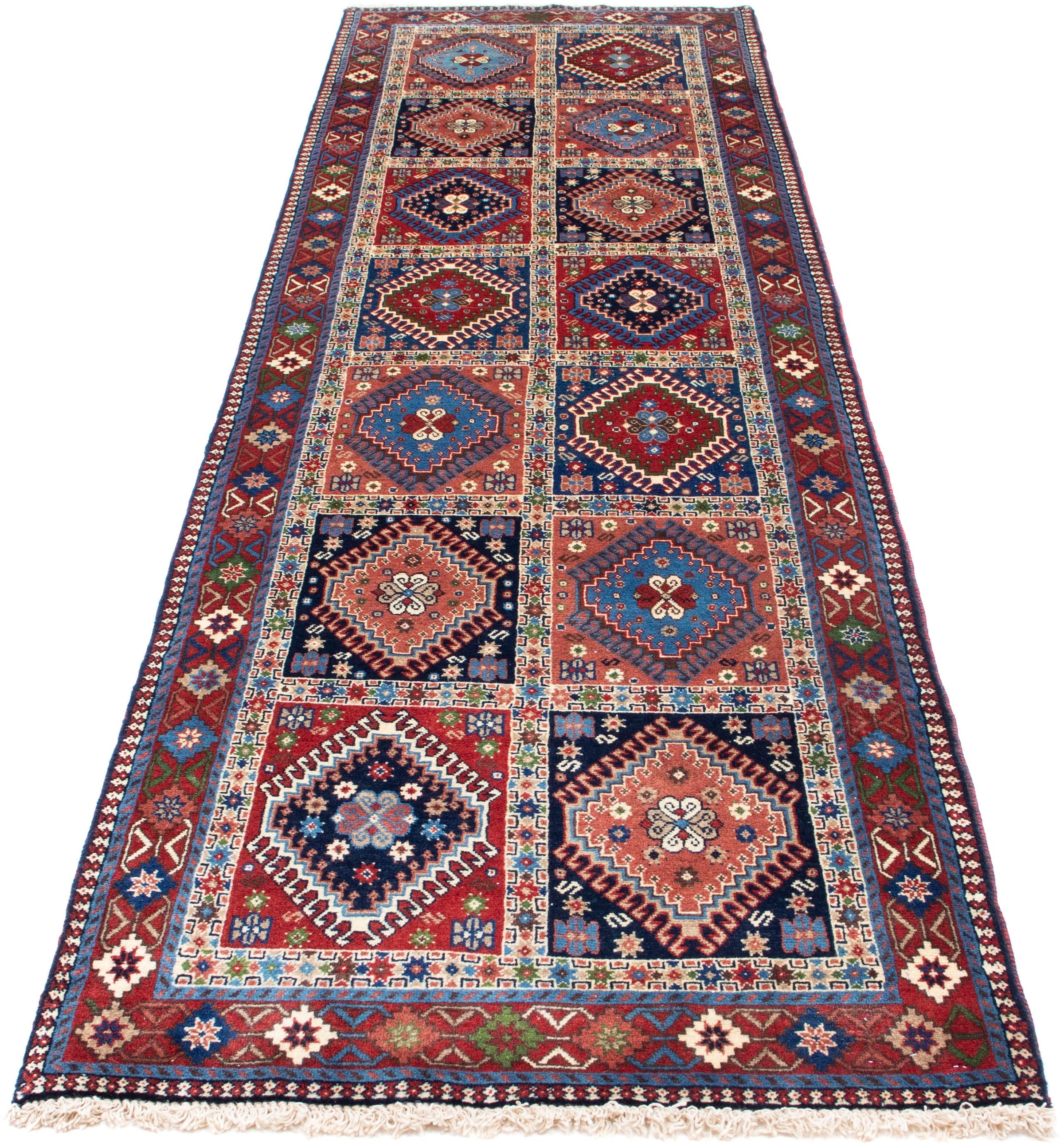 Image of morgenland Orientteppich »Perser - Nomadic - 300 x 81 cm - mehrfarbig«, rechteckig, 10 mm Höhe, Wohnzimmer, Handgeknüpft, Einzelstück mit Zertifikat bei Ackermann Versand Schweiz