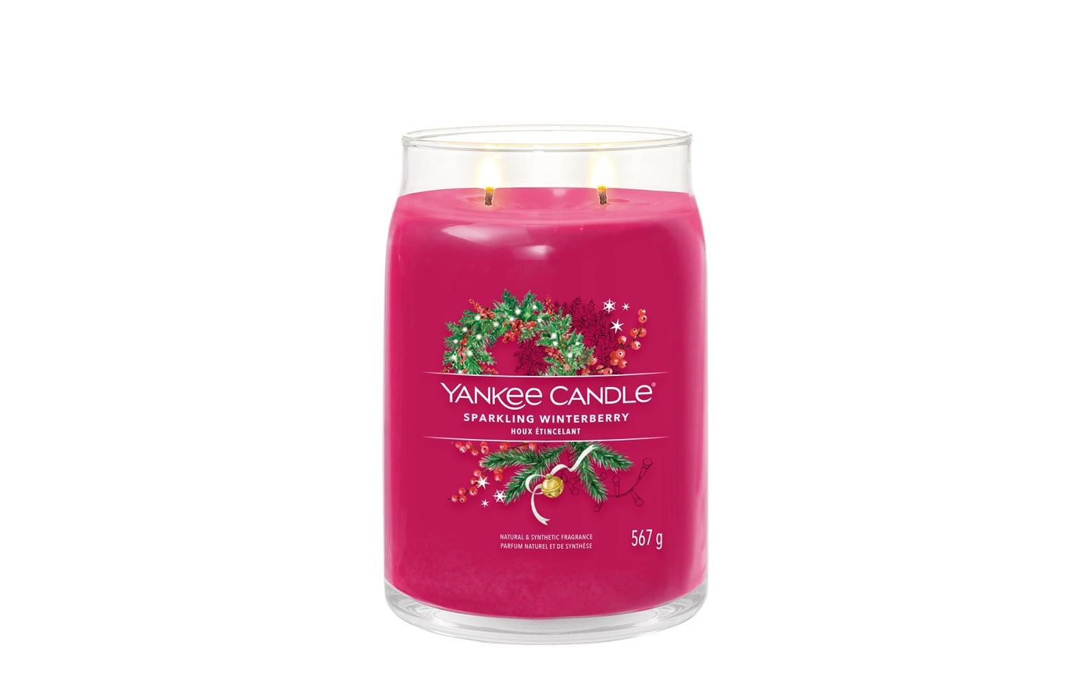 Yankee Candle Duftkerze »Sparkling Winterberry Signature Large Jar«