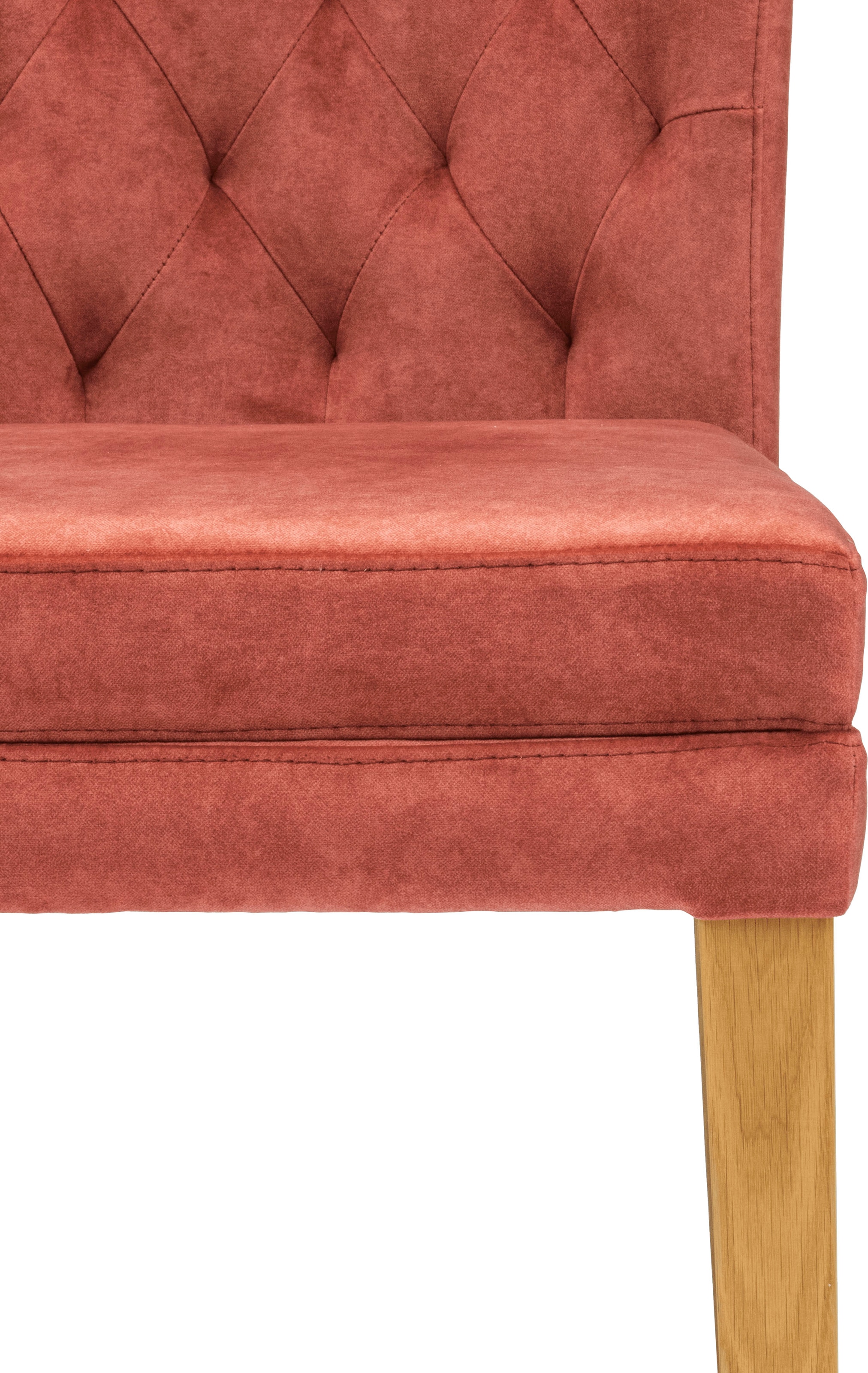 Home affaire Esszimmerstuhl »Colorado BESTSELLER Polsterstuhl« (Set) 2 Stk.Beine in eiche oder nussbaum. Im 2er, 4er oder 6er-Set