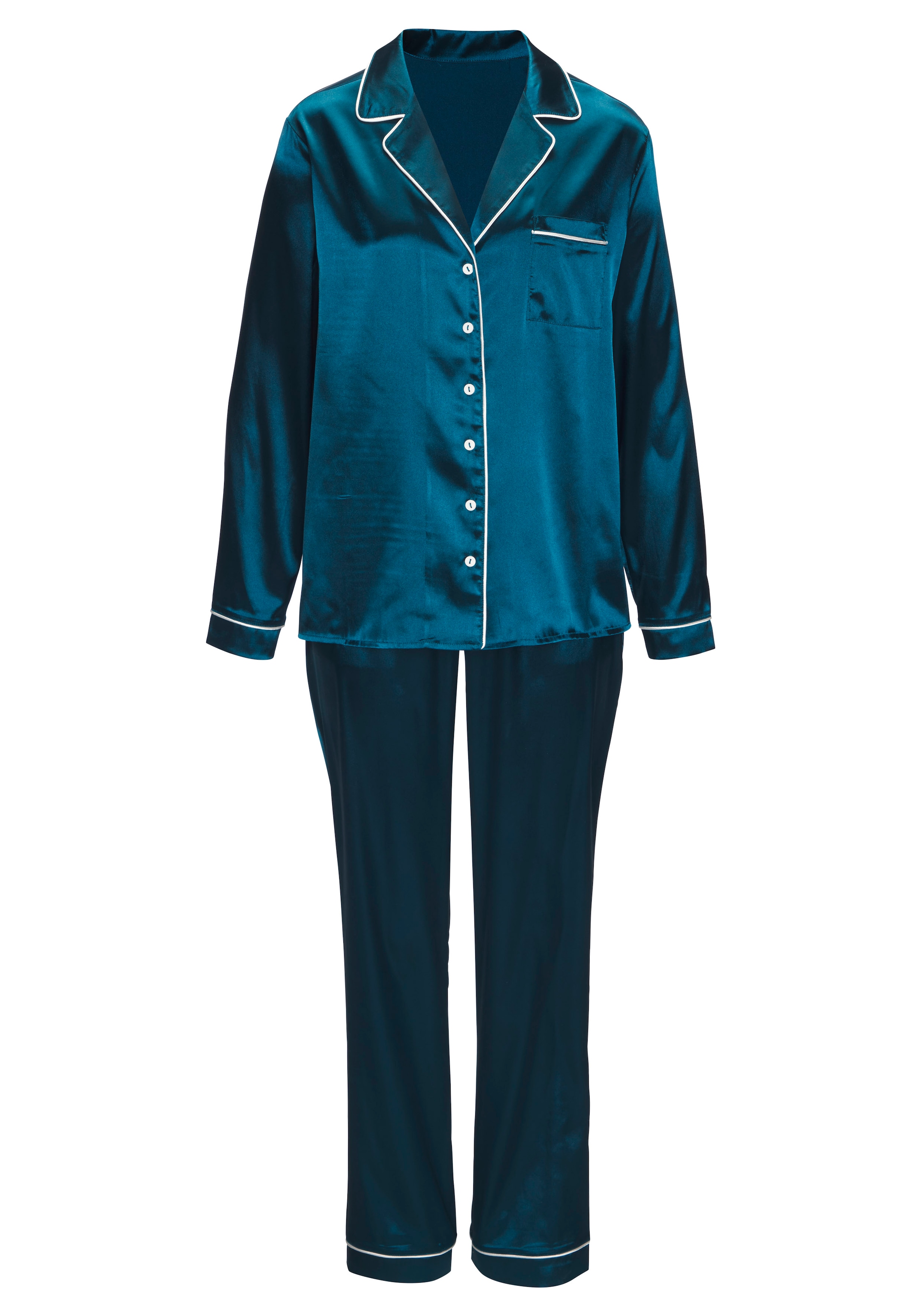 s.Oliver Pyjama 3 tlg. Mit schöner Schlafmaske