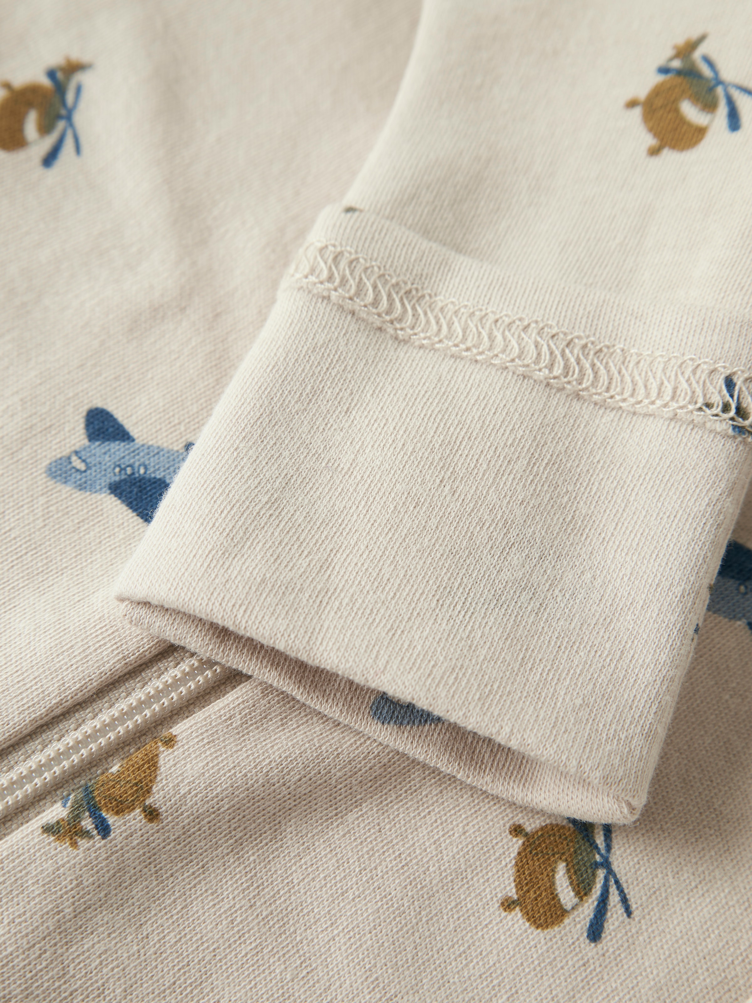 Name It Schlafanzug »NBMNIGHTSUIT ZIP FF AIRPLANE NOOS«